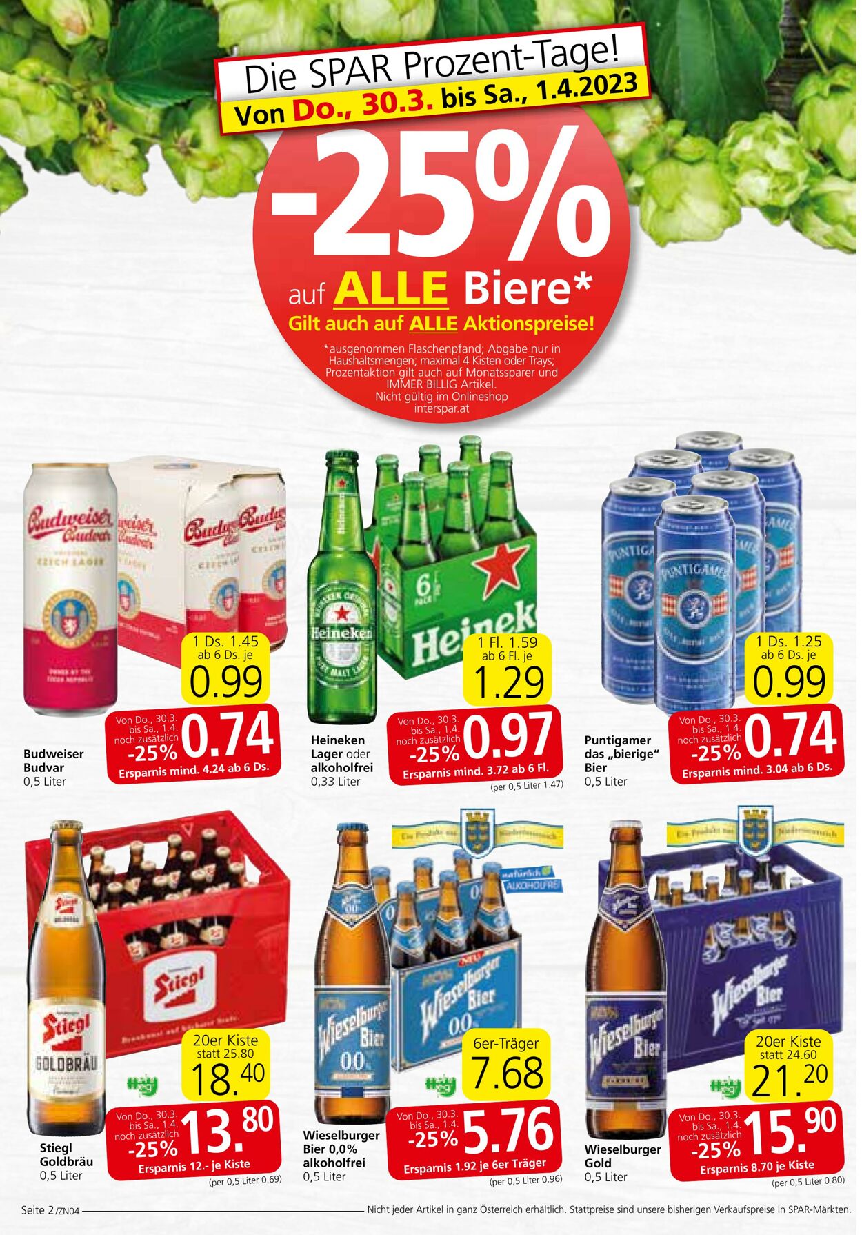 Prospekt Spar 30.03.2023 - 12.04.2023