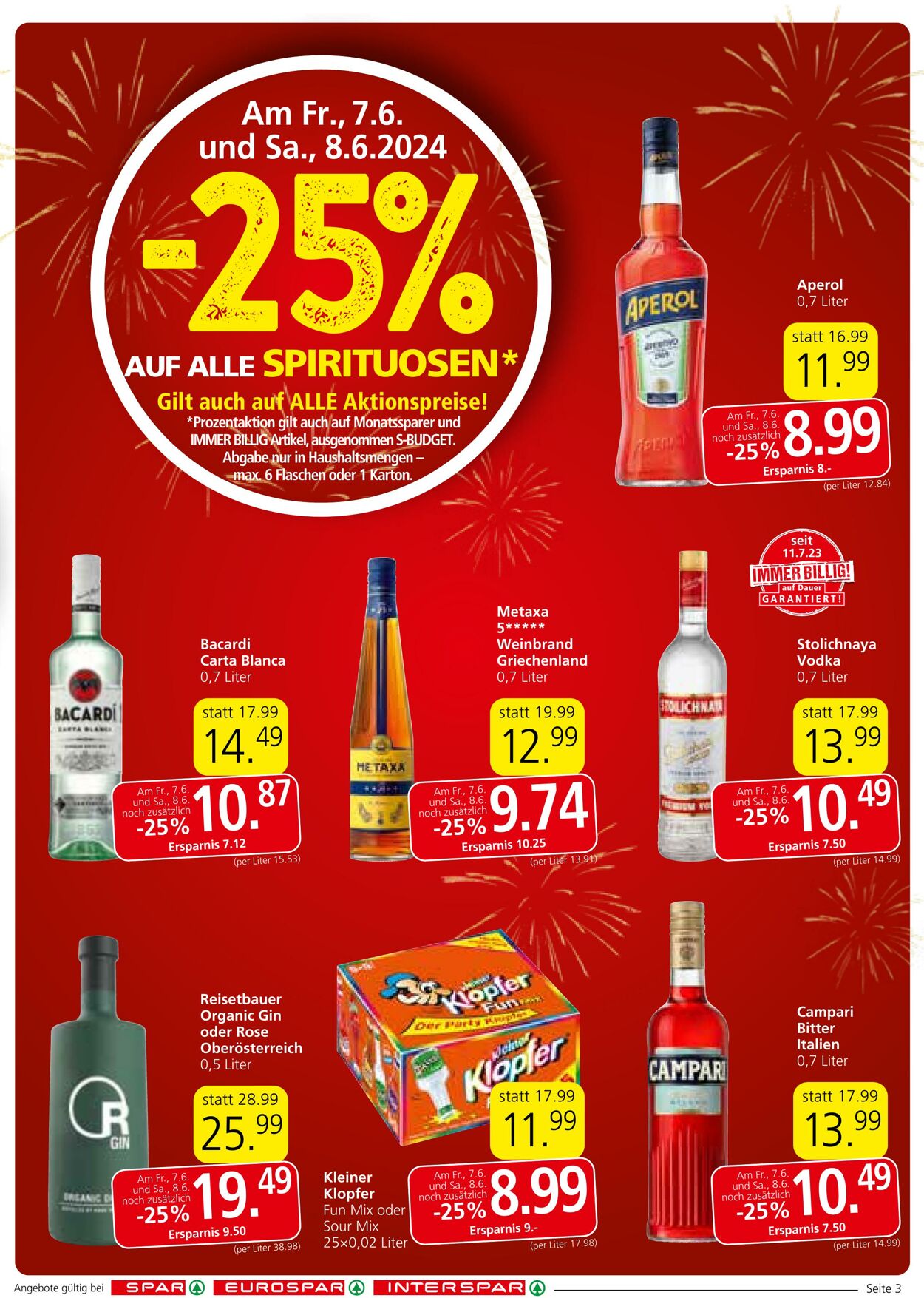 Prospekt Spar 06.06.2024 - 12.06.2024