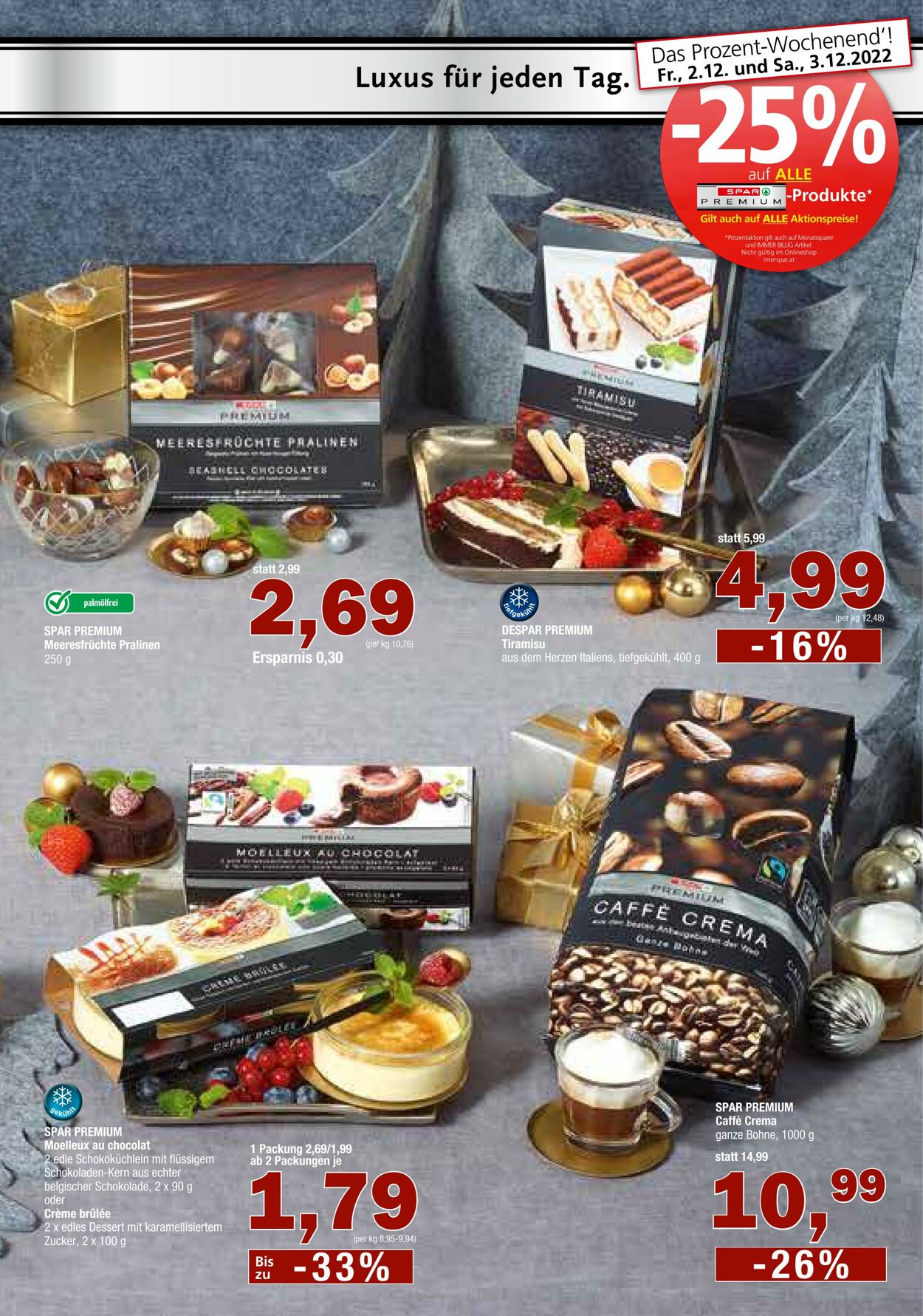 Prospekt Spar 30.11.2022 - 11.01.2023