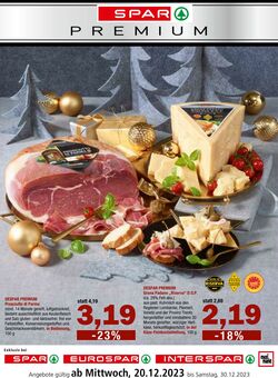 Prospekt Spar 20.12.2023 - 30.12.2023