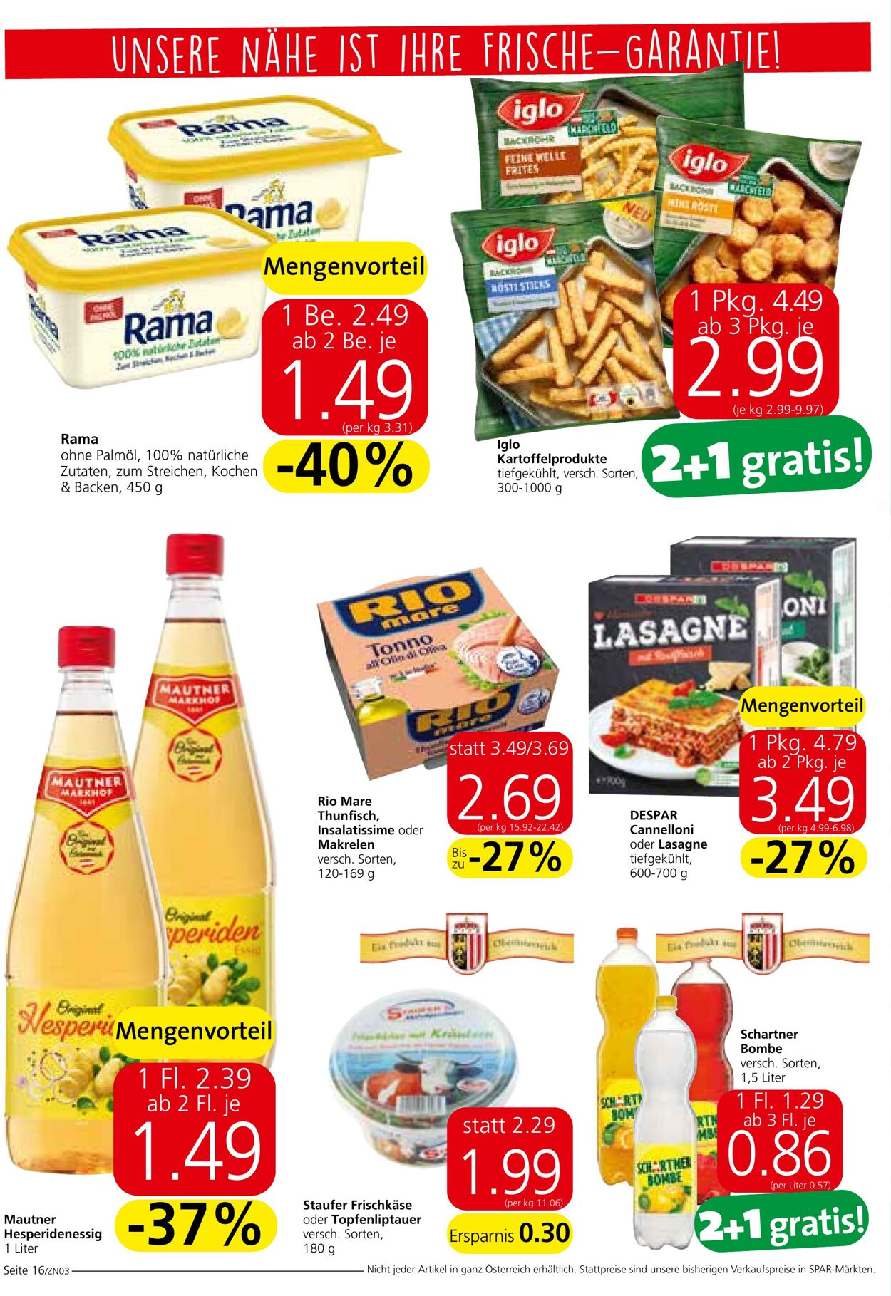 Prospekt Spar 16.02.2023 - 01.03.2023