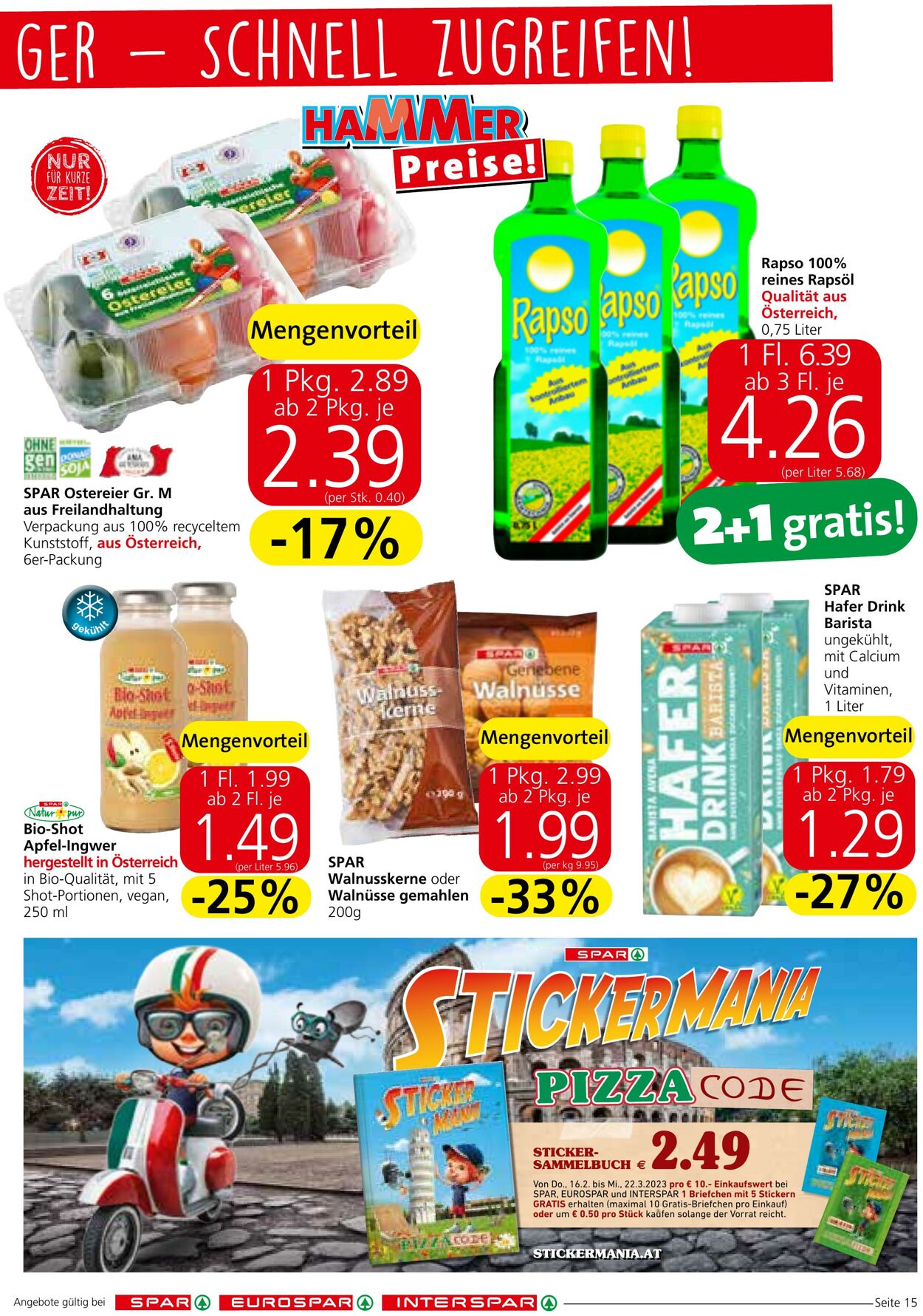 Prospekt Spar 02.03.2023 - 15.03.2023