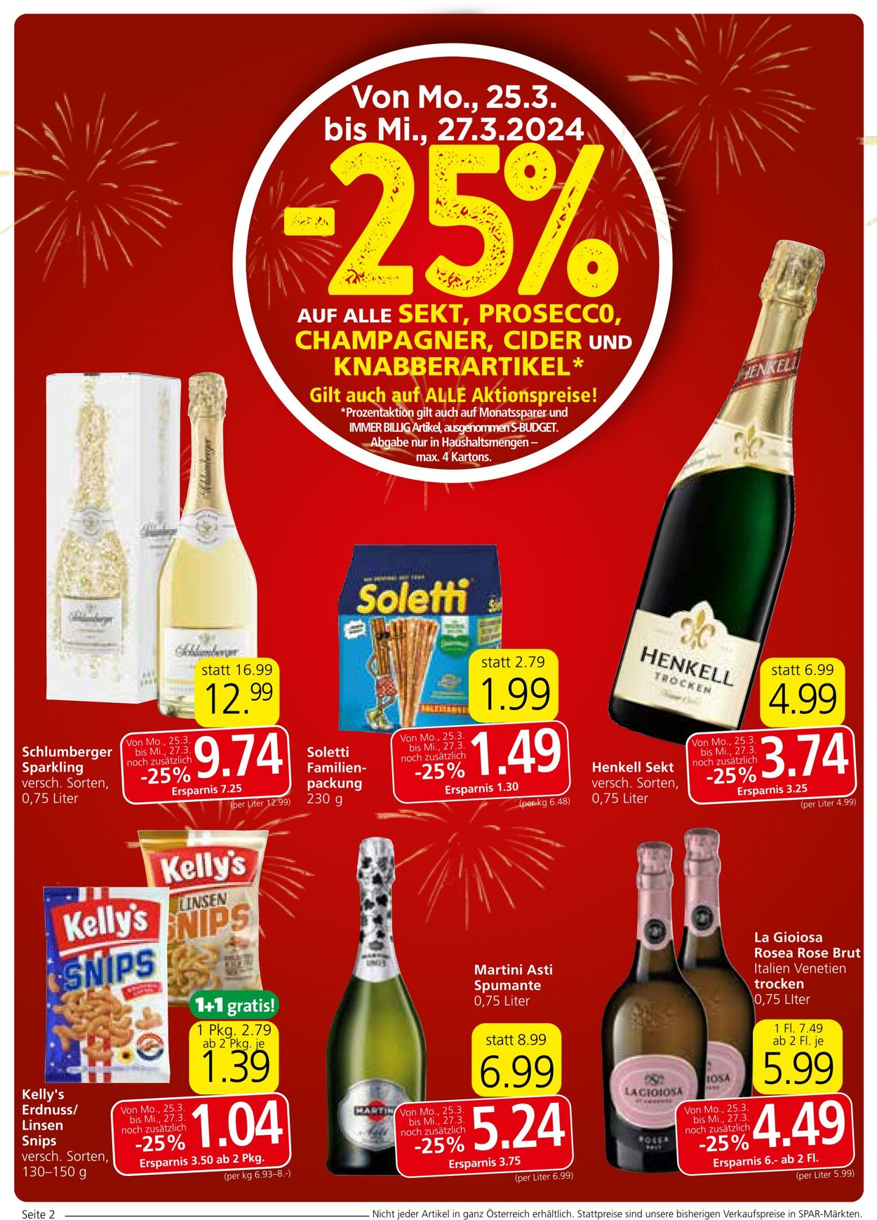 Prospekt Spar 26.03.2024 - 03.04.2024