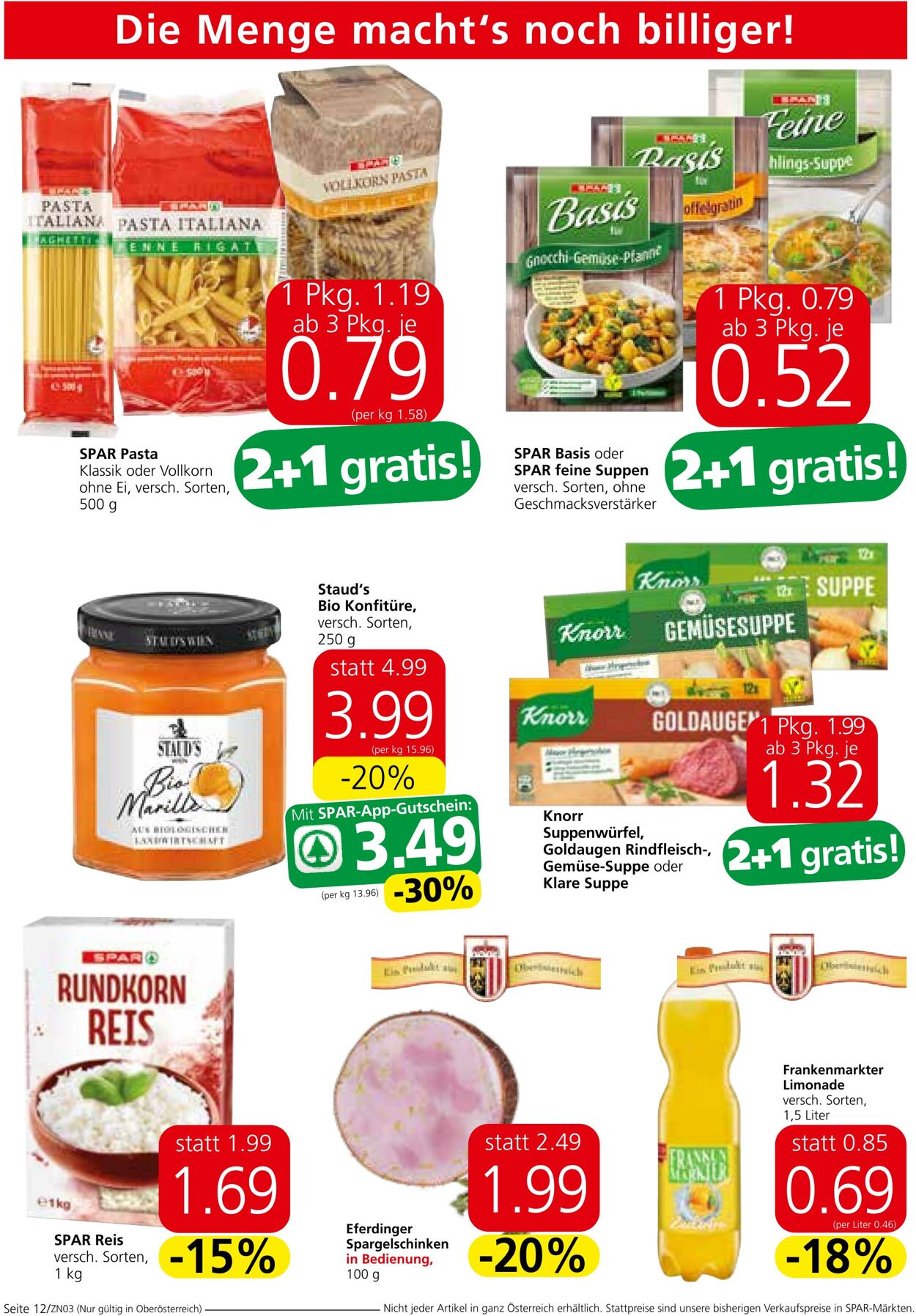 Prospekt Spar 18.04.2024 - 30.04.2024