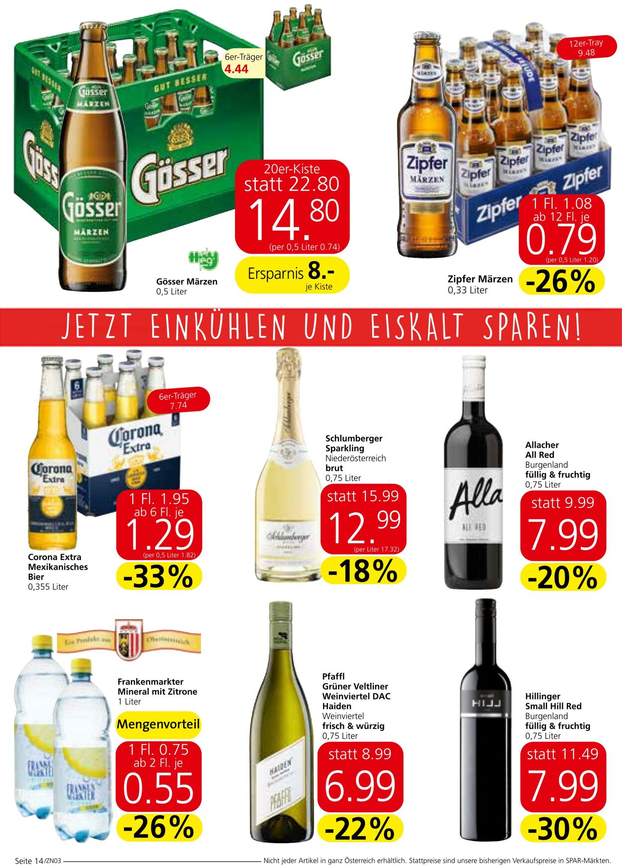 Prospekt Spar 06.10.2022 - 19.10.2022