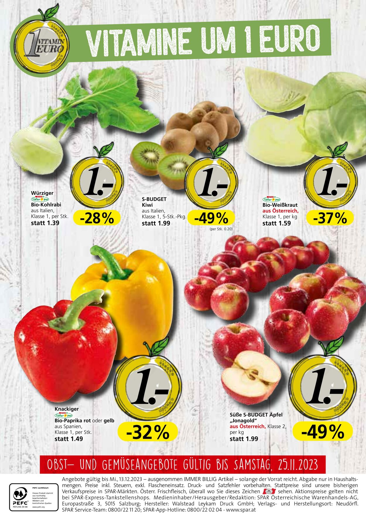 Prospekt Spar 23.11.2023 - 13.12.2023