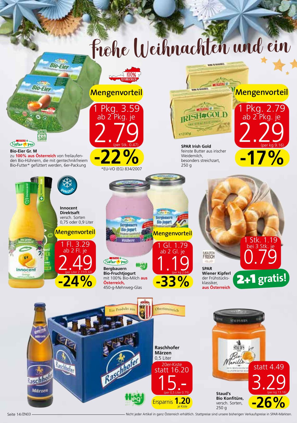 Prospekt Spar 15.12.2022 - 31.12.2022