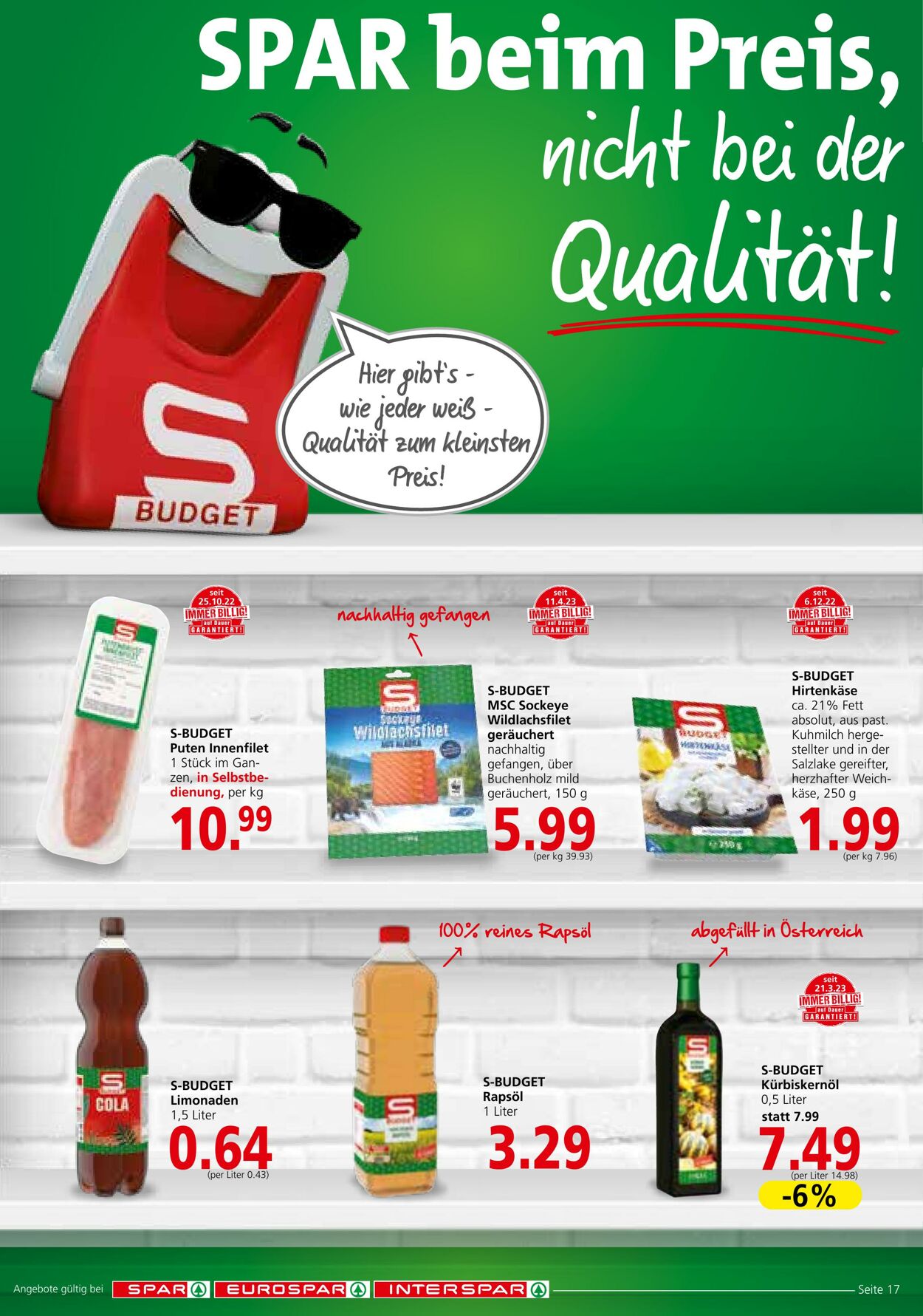 Prospekt Spar 27.04.2023 - 10.05.2023