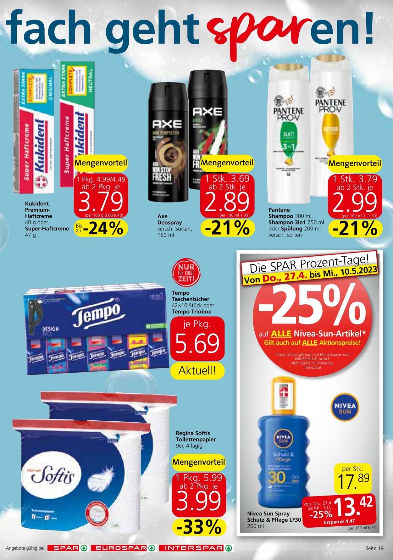 Prospekt Spar 27.04.2023 - 10.05.2023