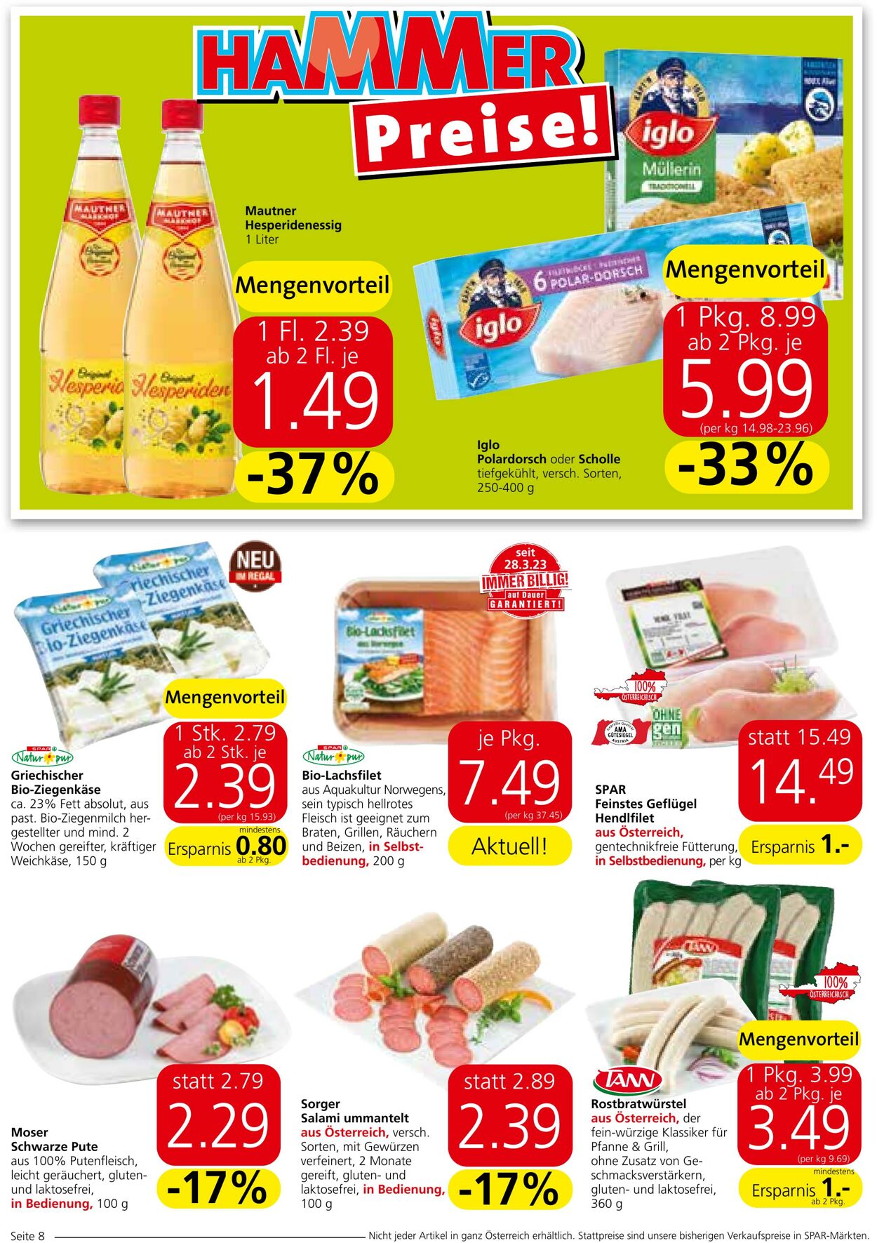 Prospekt Spar 27.04.2023 - 10.05.2023