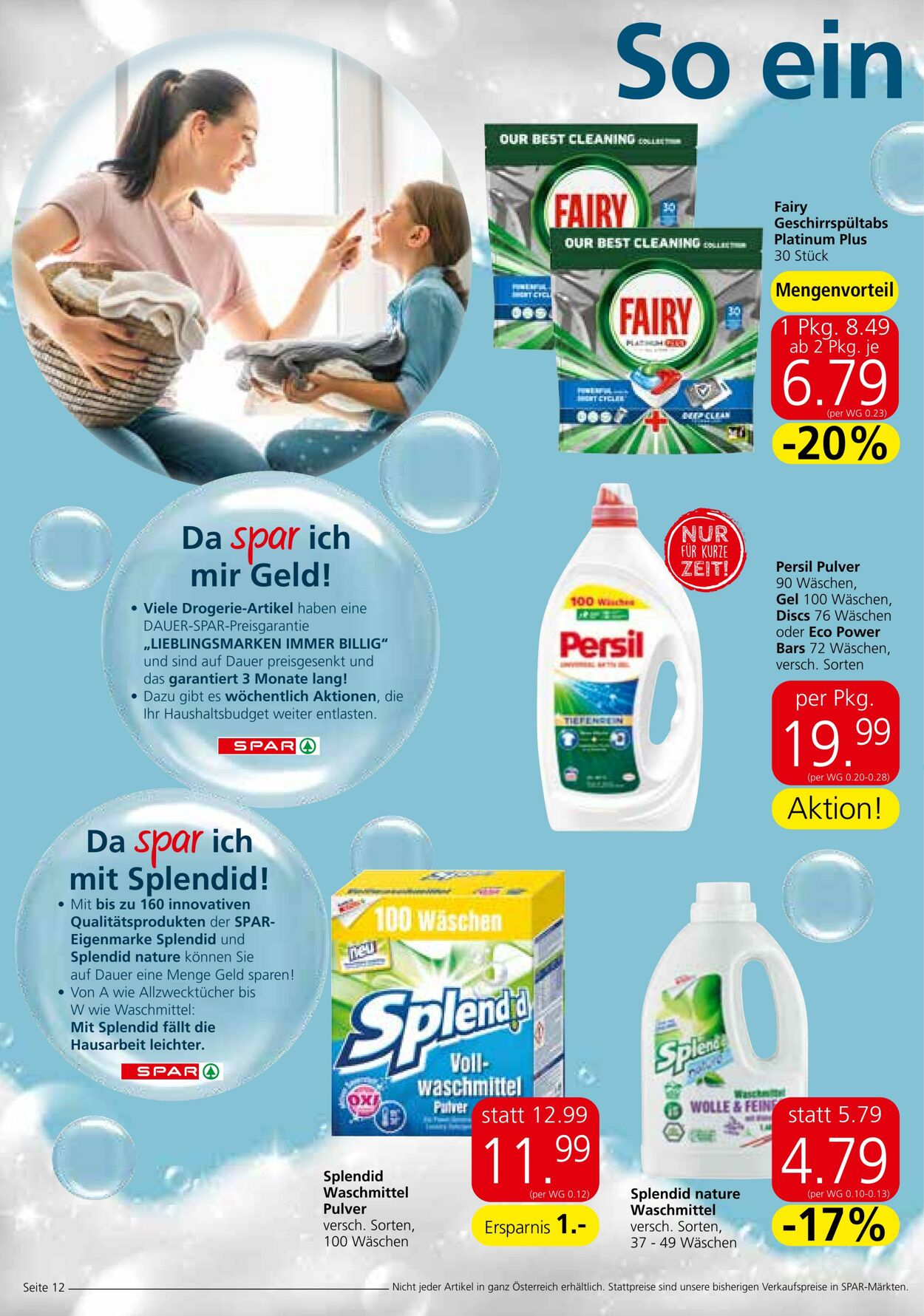 Prospekt Spar 04.07.2024 - 10.07.2024