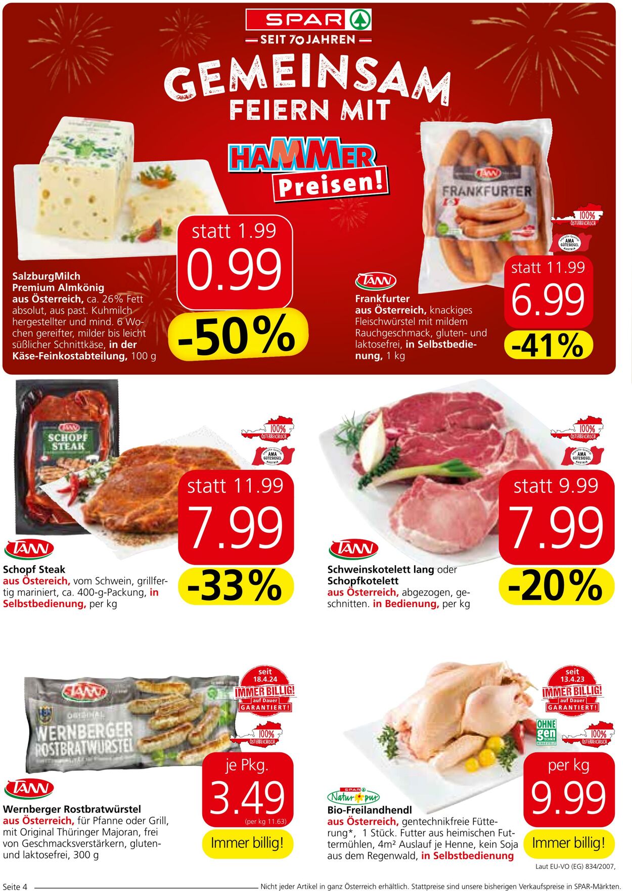 Prospekt Spar 04.07.2024 - 10.07.2024