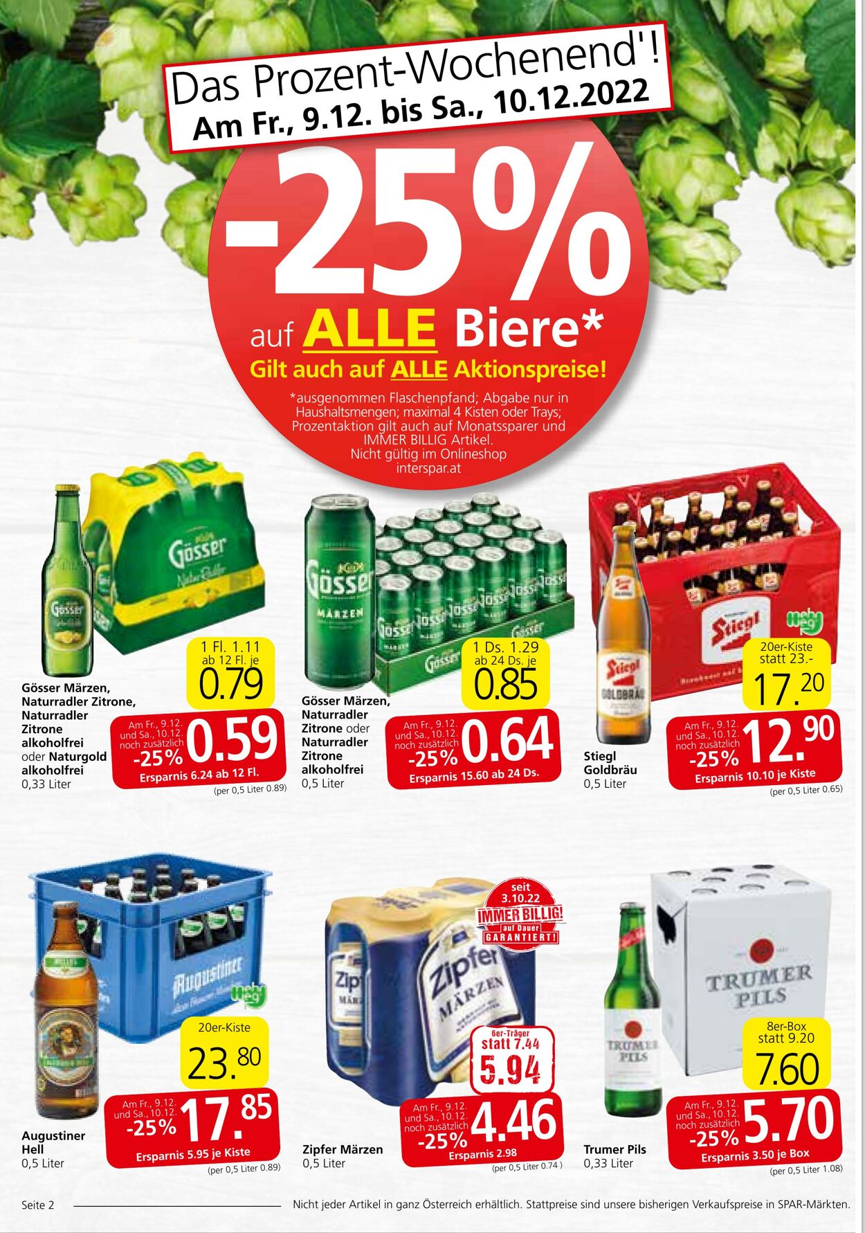 Prospekt Spar 07.12.2022 - 14.12.2022