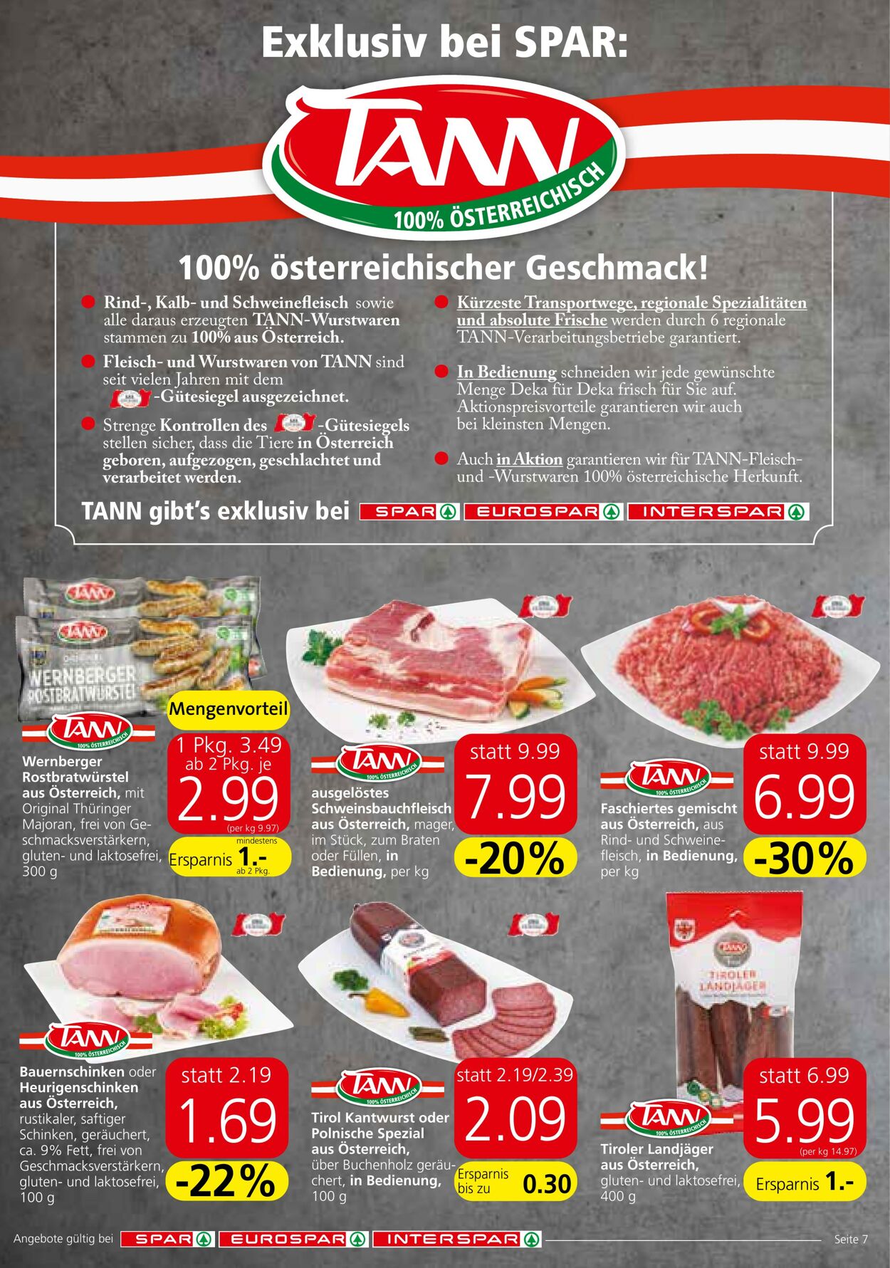 Prospekt Spar 07.12.2022 - 14.12.2022