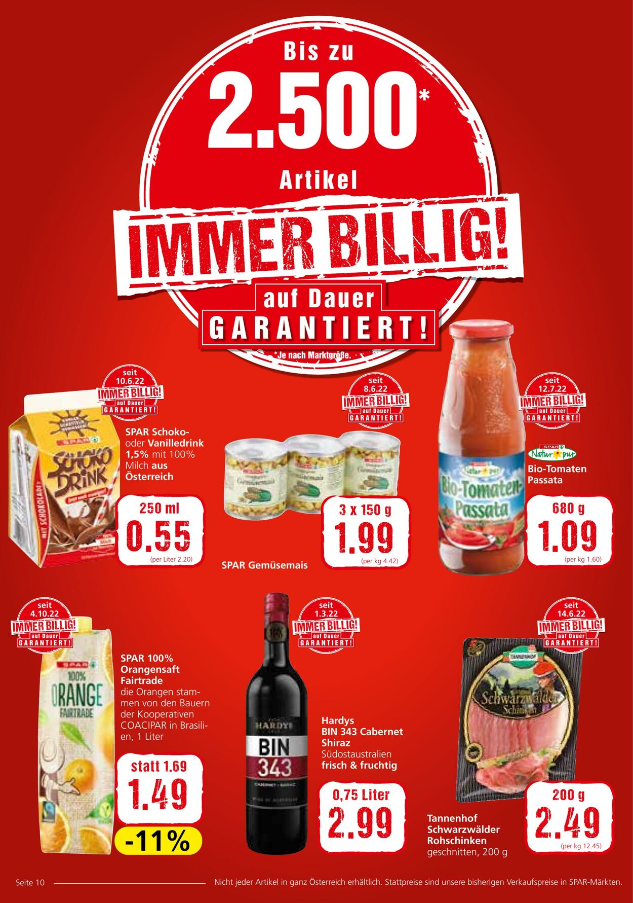 Prospekt Spar 07.12.2022 - 14.12.2022