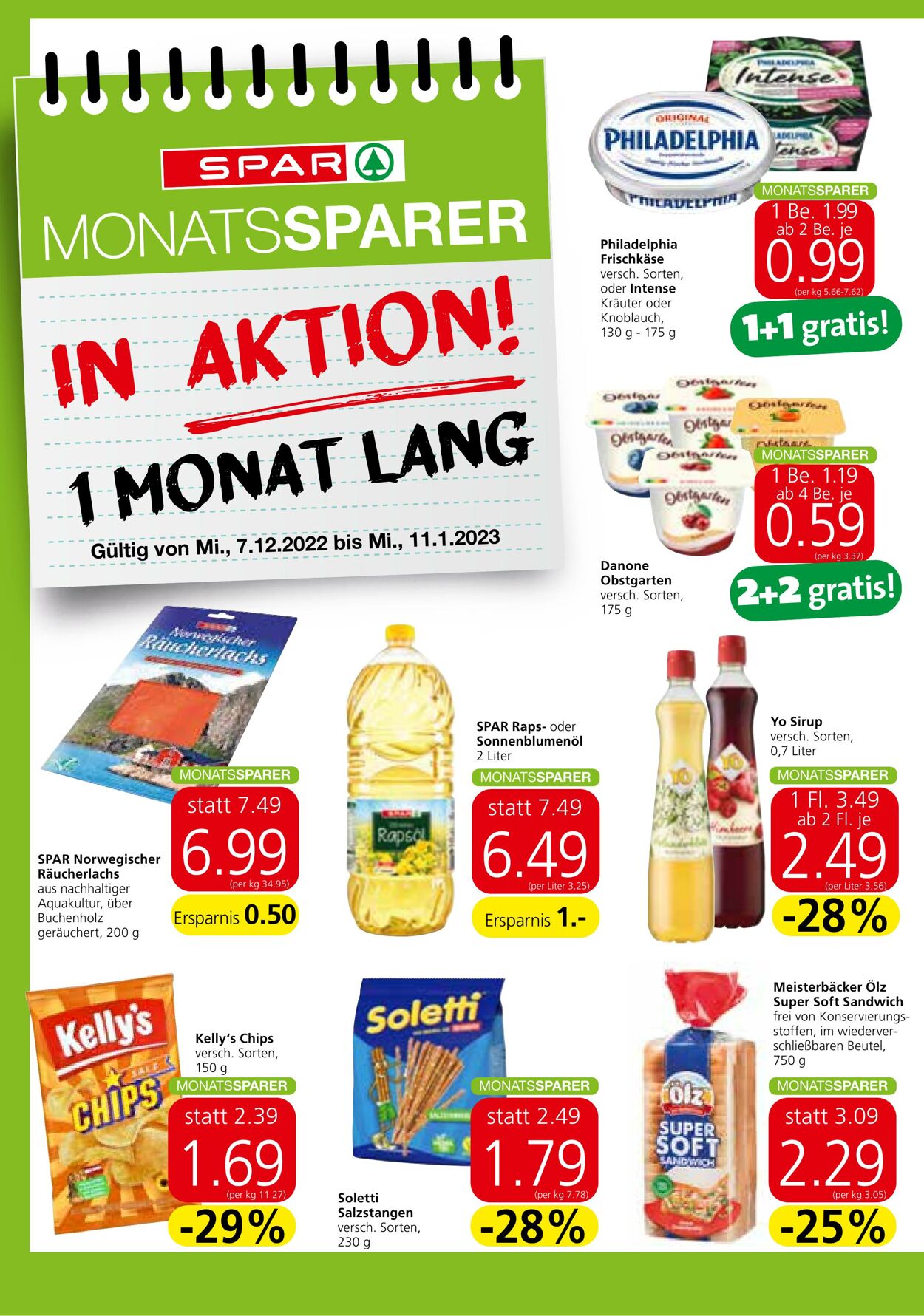 Prospekt Spar 07.12.2022 - 14.12.2022