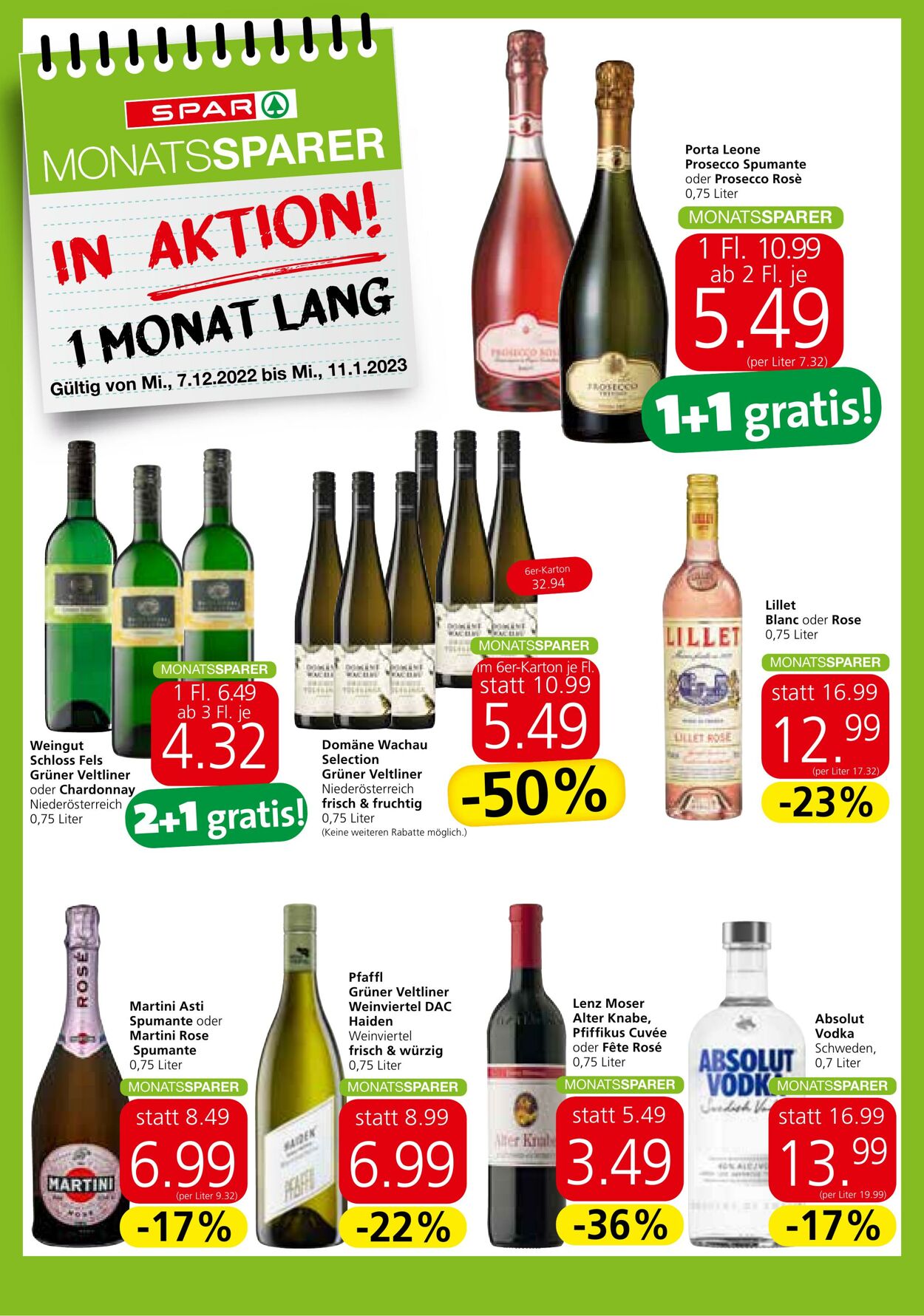 Prospekt Spar 07.12.2022 - 14.12.2022