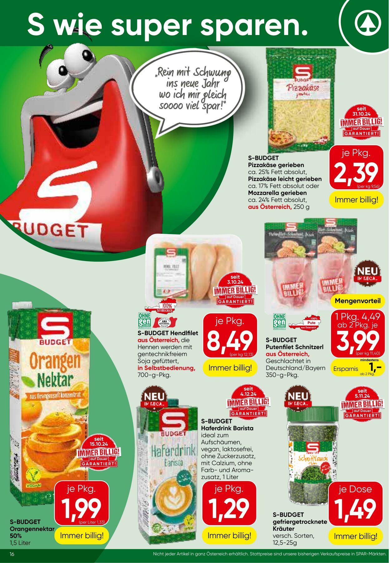 Prospekt Spar 02.01.2025 - 15.01.2025