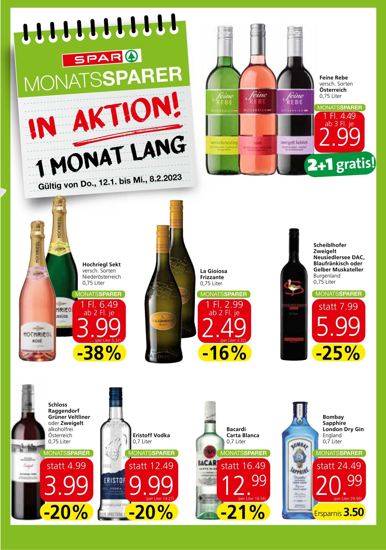 Prospekt Spar 12.01.2023 - 18.01.2023