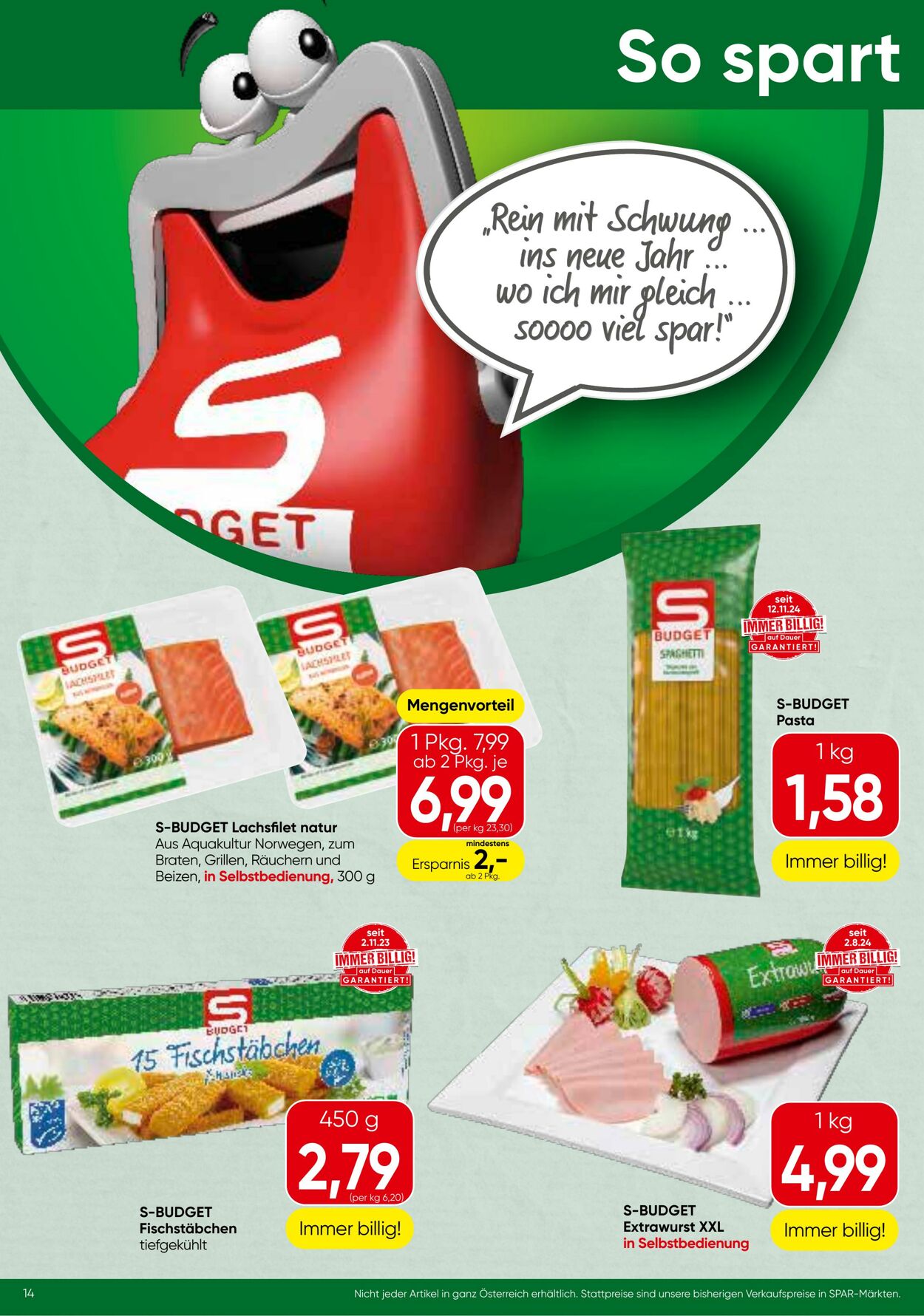 Prospekt Spar 09.01.2025 - 15.01.2025