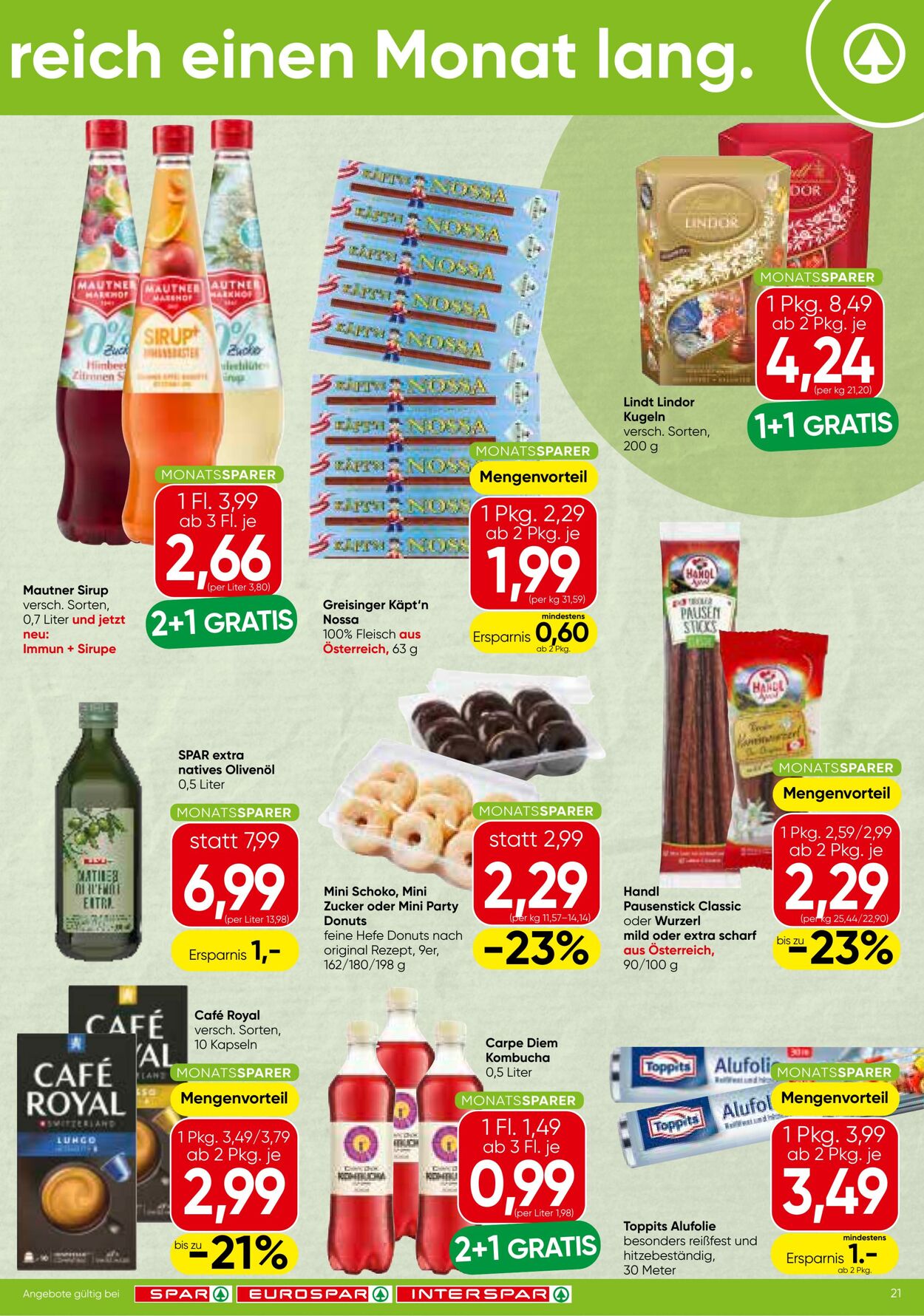 Prospekt Spar 09.01.2025 - 15.01.2025