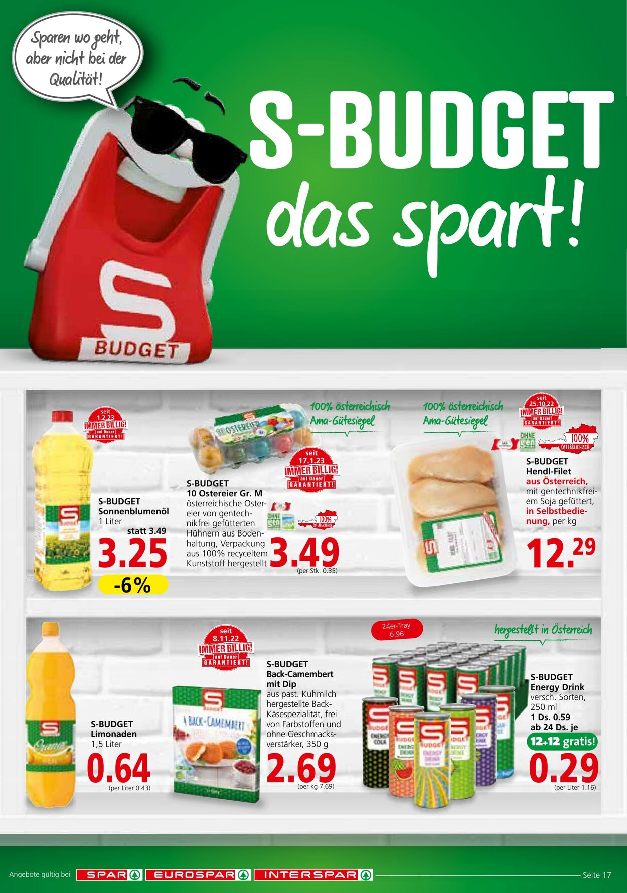 Prospekt Spar 16.02.2023 - 01.03.2023