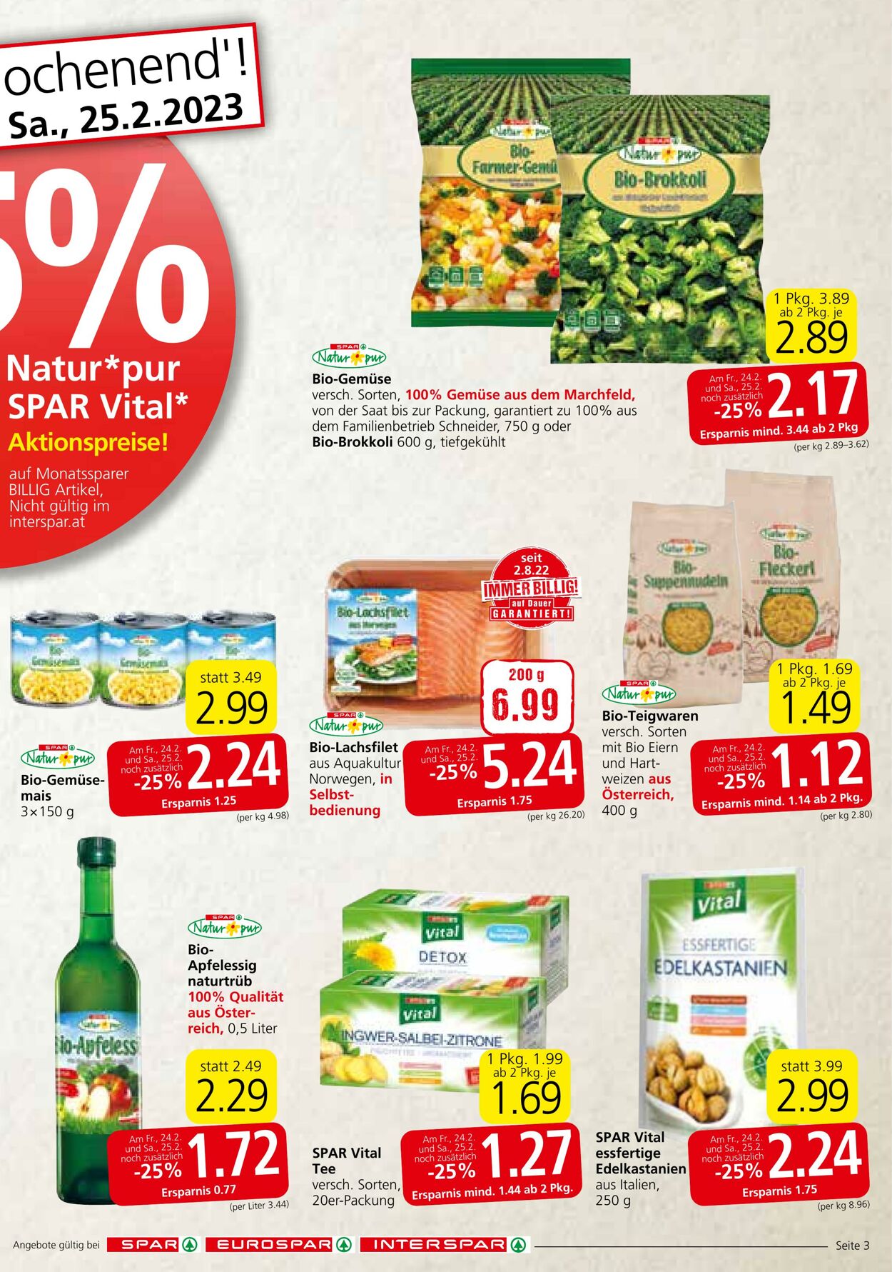 Prospekt Spar 23.02.2023 - 01.03.2023