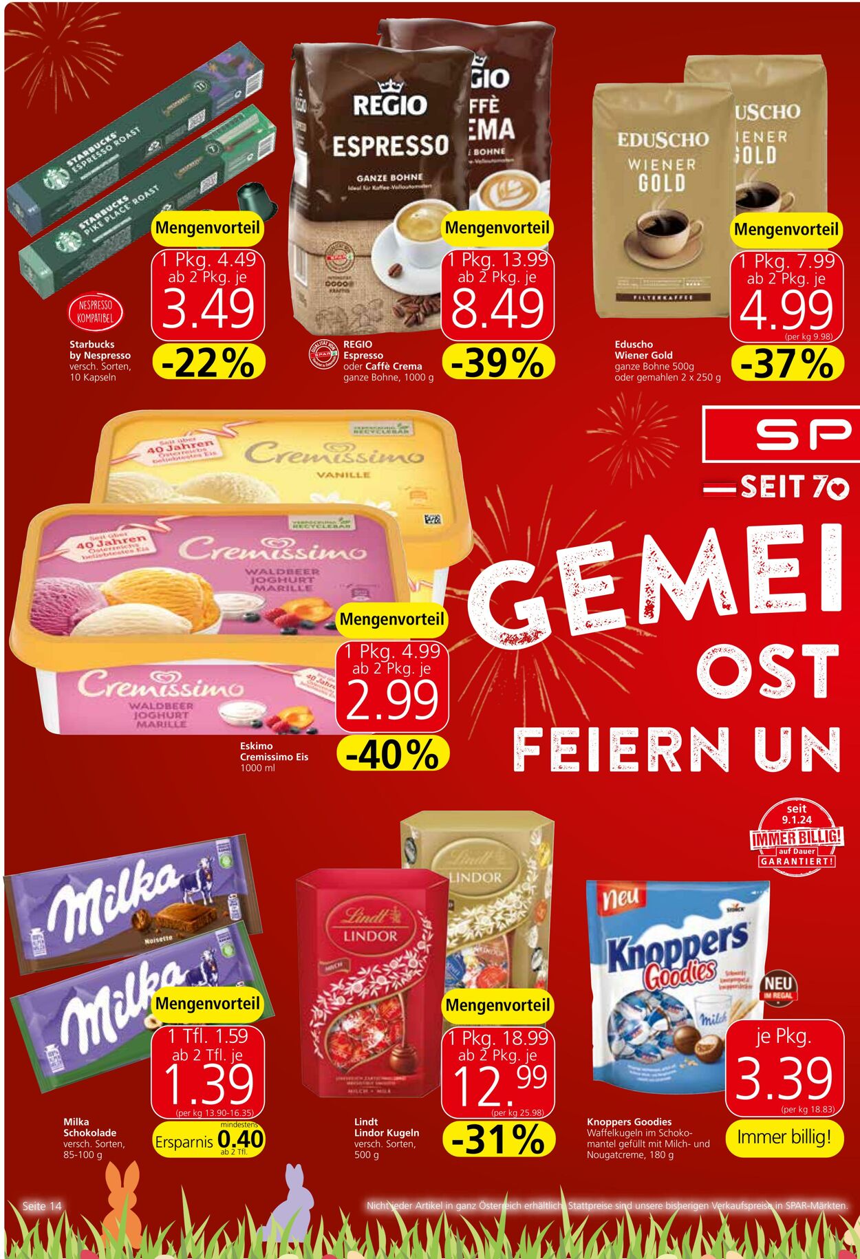 Prospekt Spar 21.03.2024 - 03.04.2024