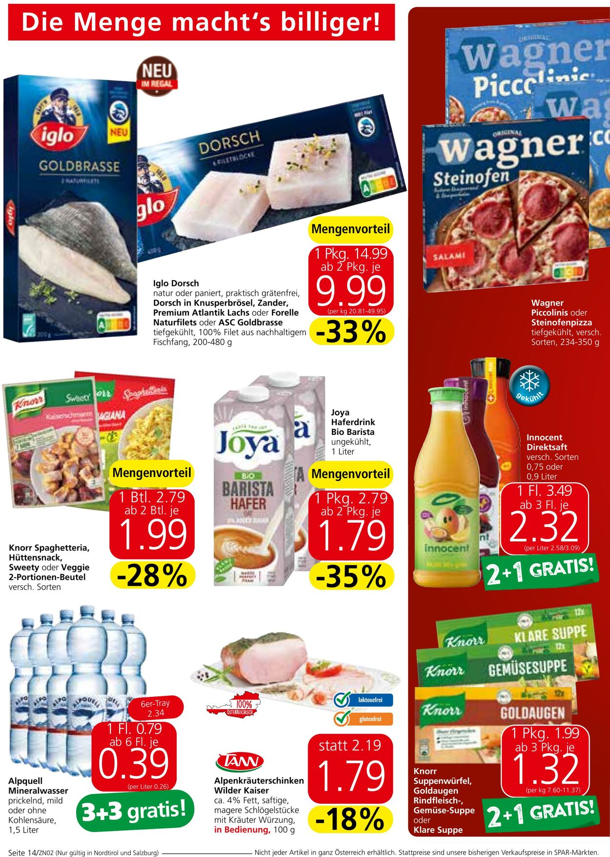 Prospekt Spar 27.06.2024 - 10.07.2024