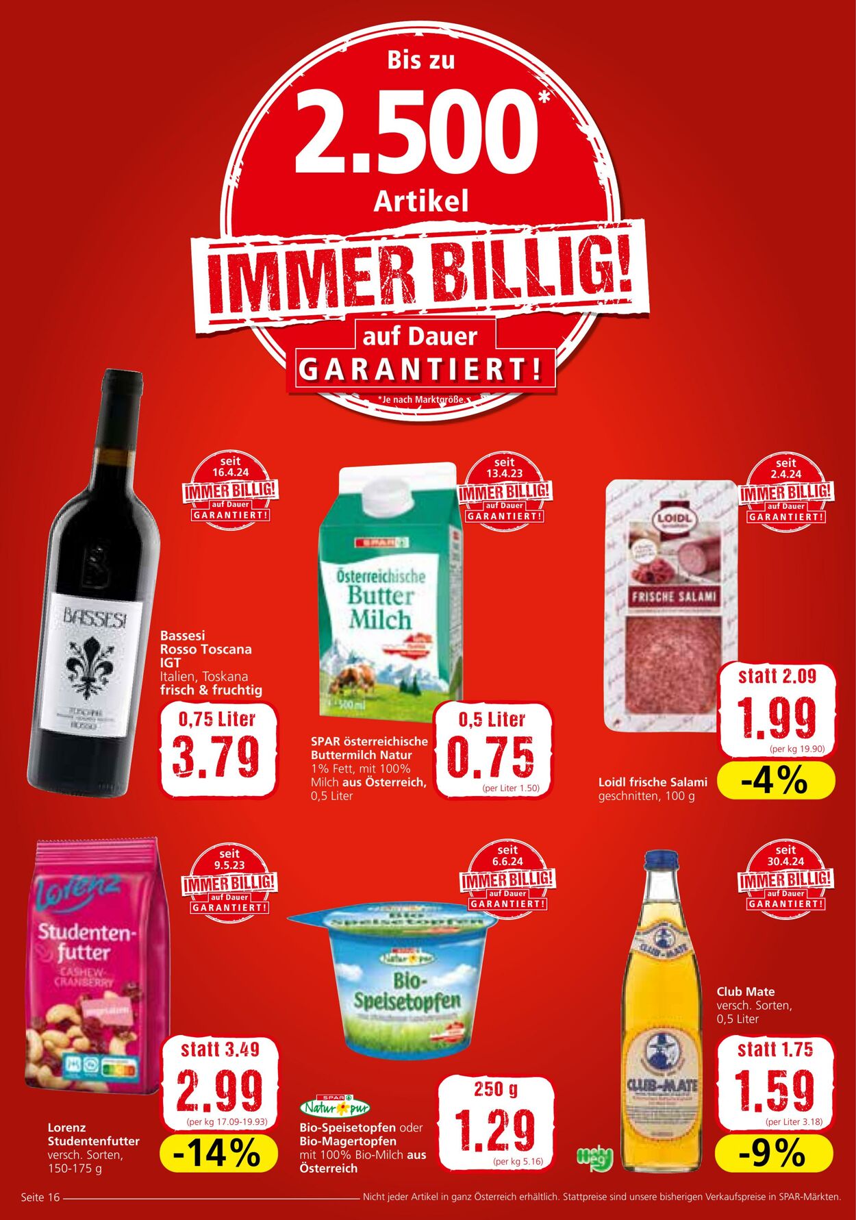 Prospekt Spar 27.06.2024 - 10.07.2024