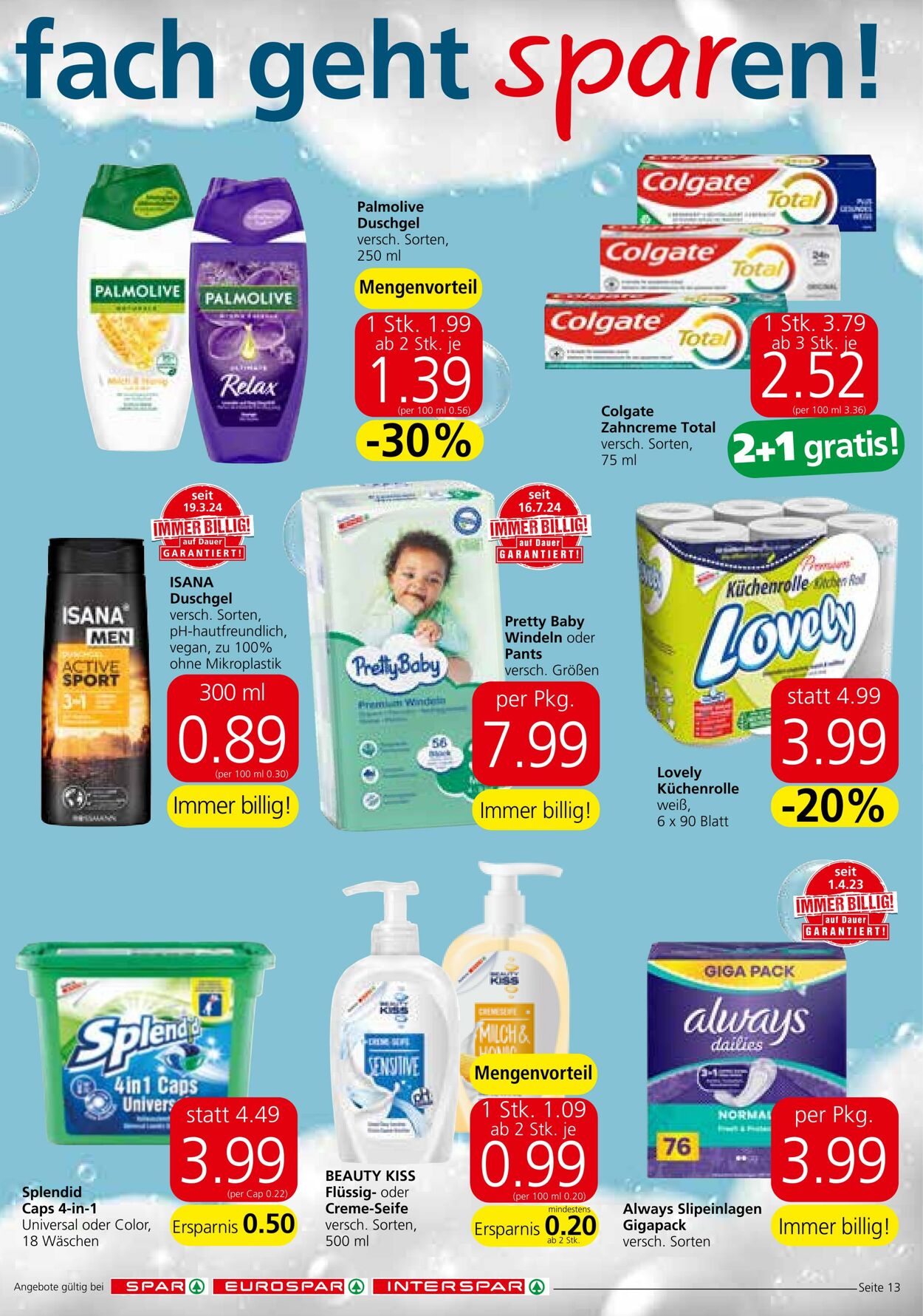 Prospekt Spar 01.08.2024 - 07.08.2024