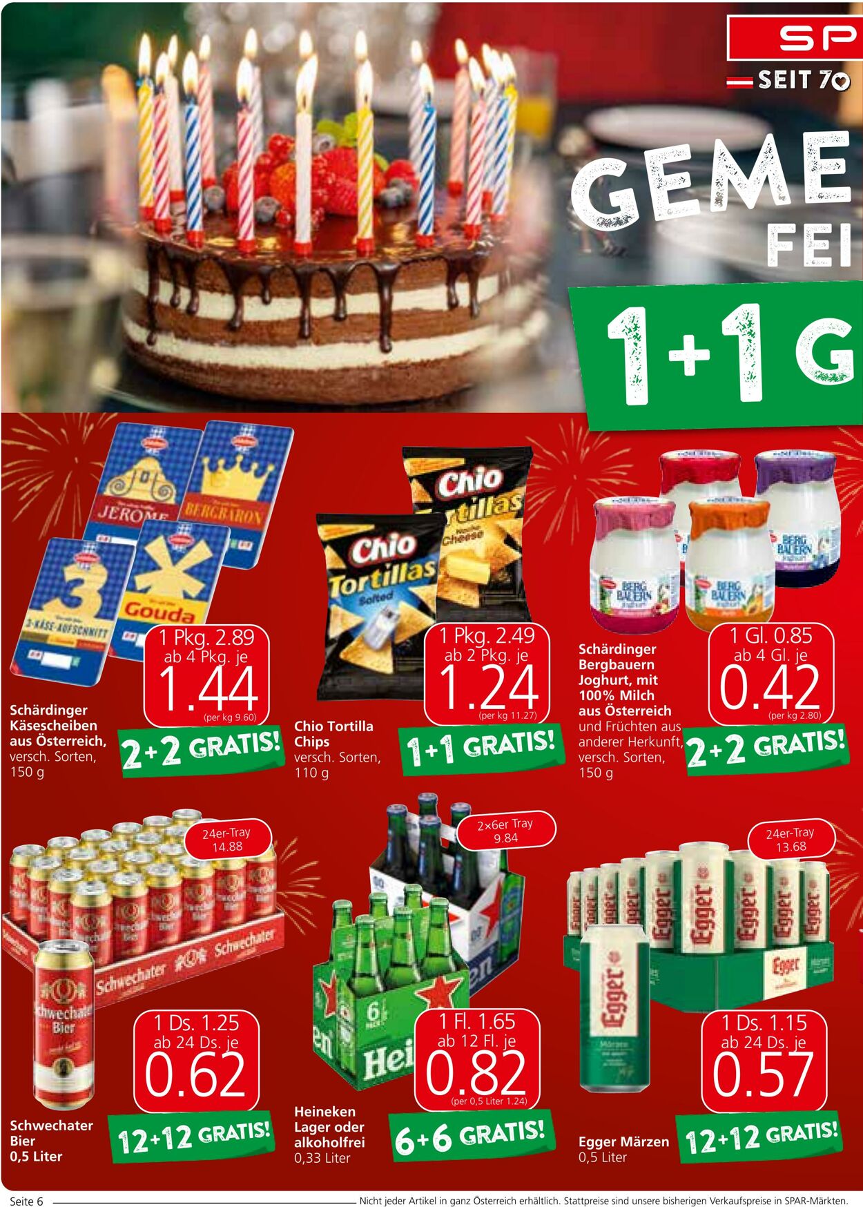 Prospekt Spar 01.08.2024 - 07.08.2024