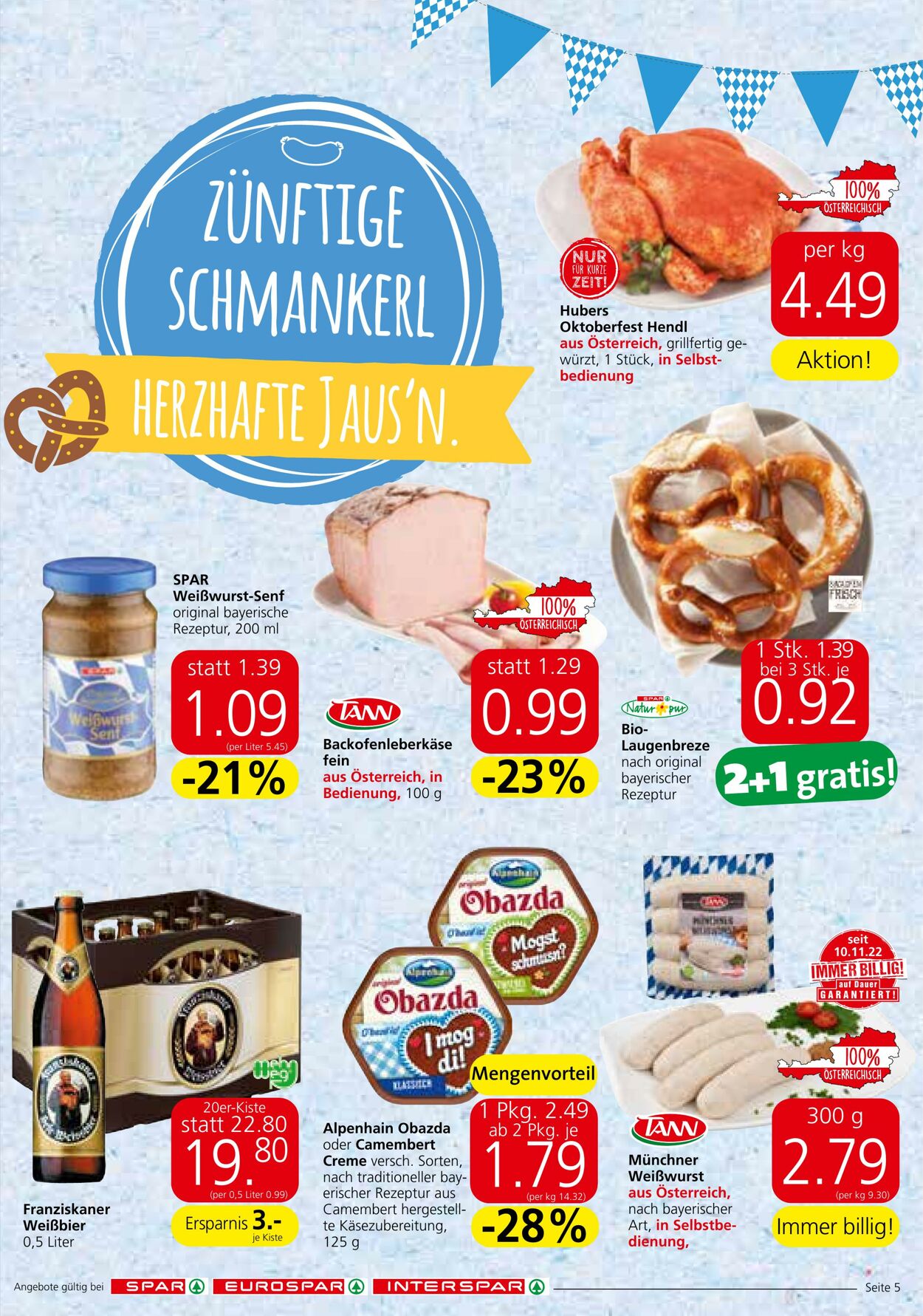 Prospekt Spar 21.09.2023 - 27.09.2023