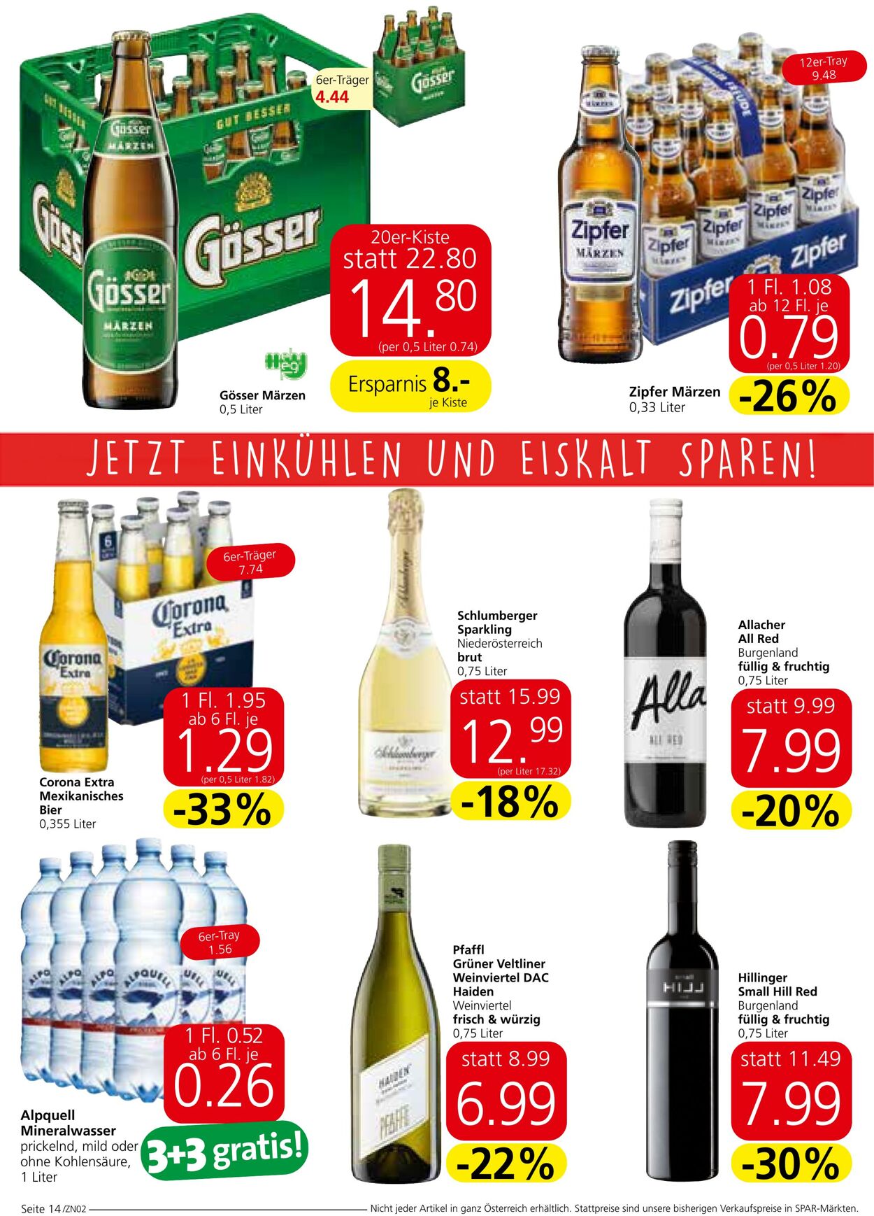 Prospekt Spar 06.10.2022 - 19.10.2022