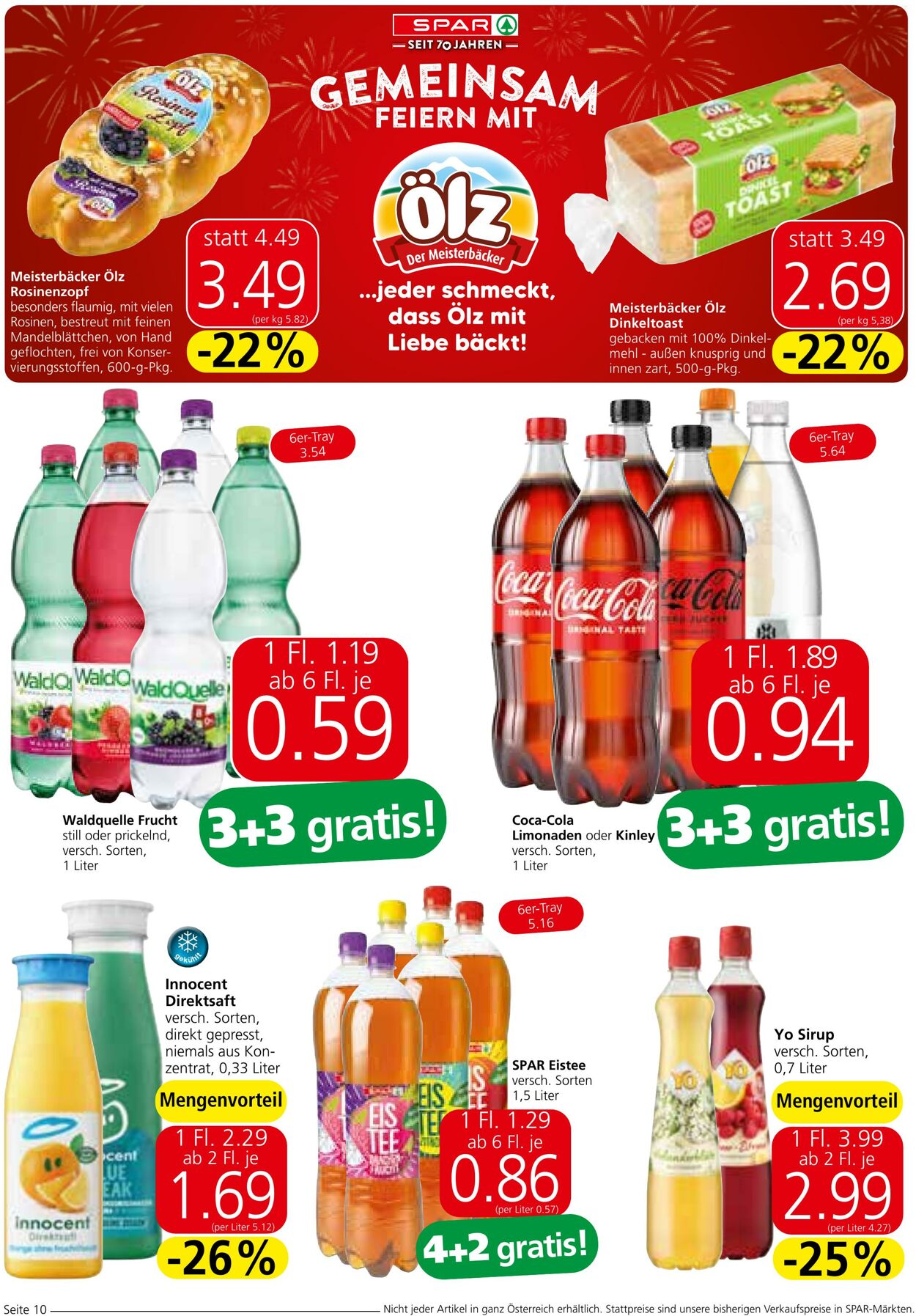 Prospekt Spar 03.10.2024 - 16.10.2024