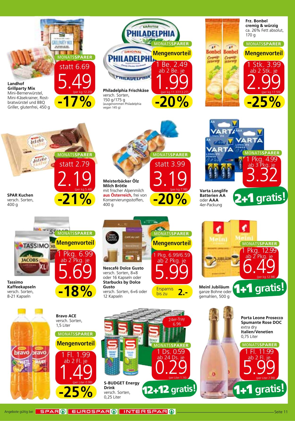 Prospekt Spar 10.10.2024 - 16.10.2024