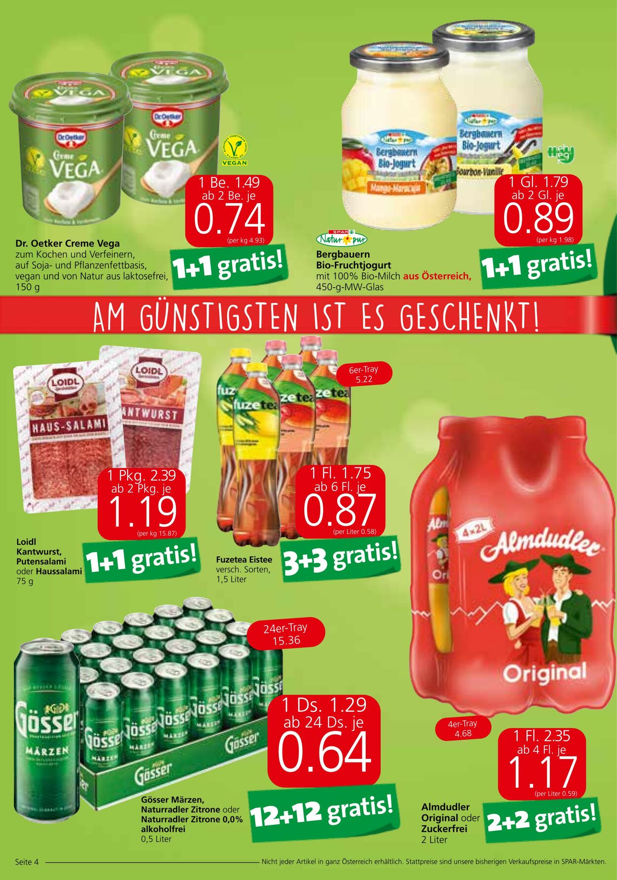 Prospekt Spar 03.11.2022 - 16.11.2022