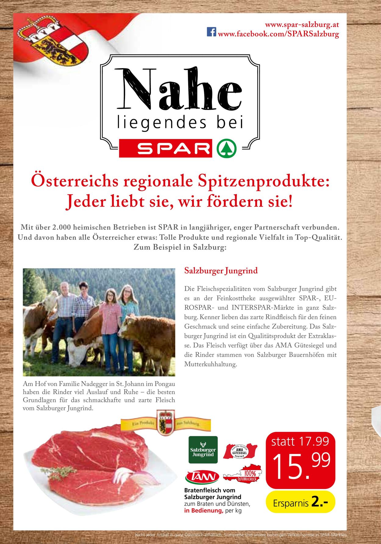 Prospekt Spar 09.11.2023 - 22.11.2023