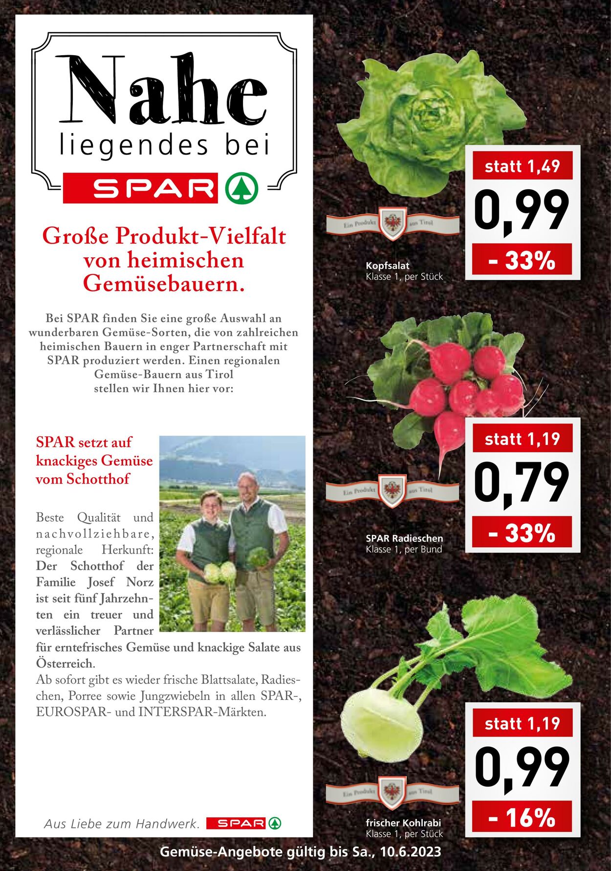 Prospekt Spar 07.06.2023 - 21.06.2023