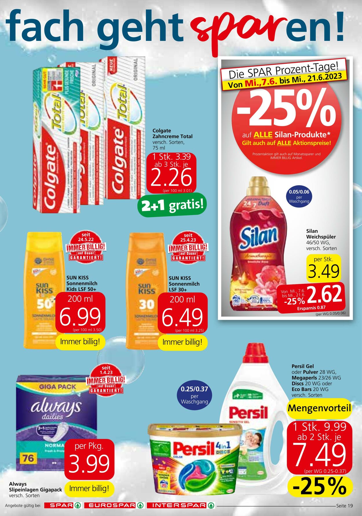 Prospekt Spar 07.06.2023 - 21.06.2023