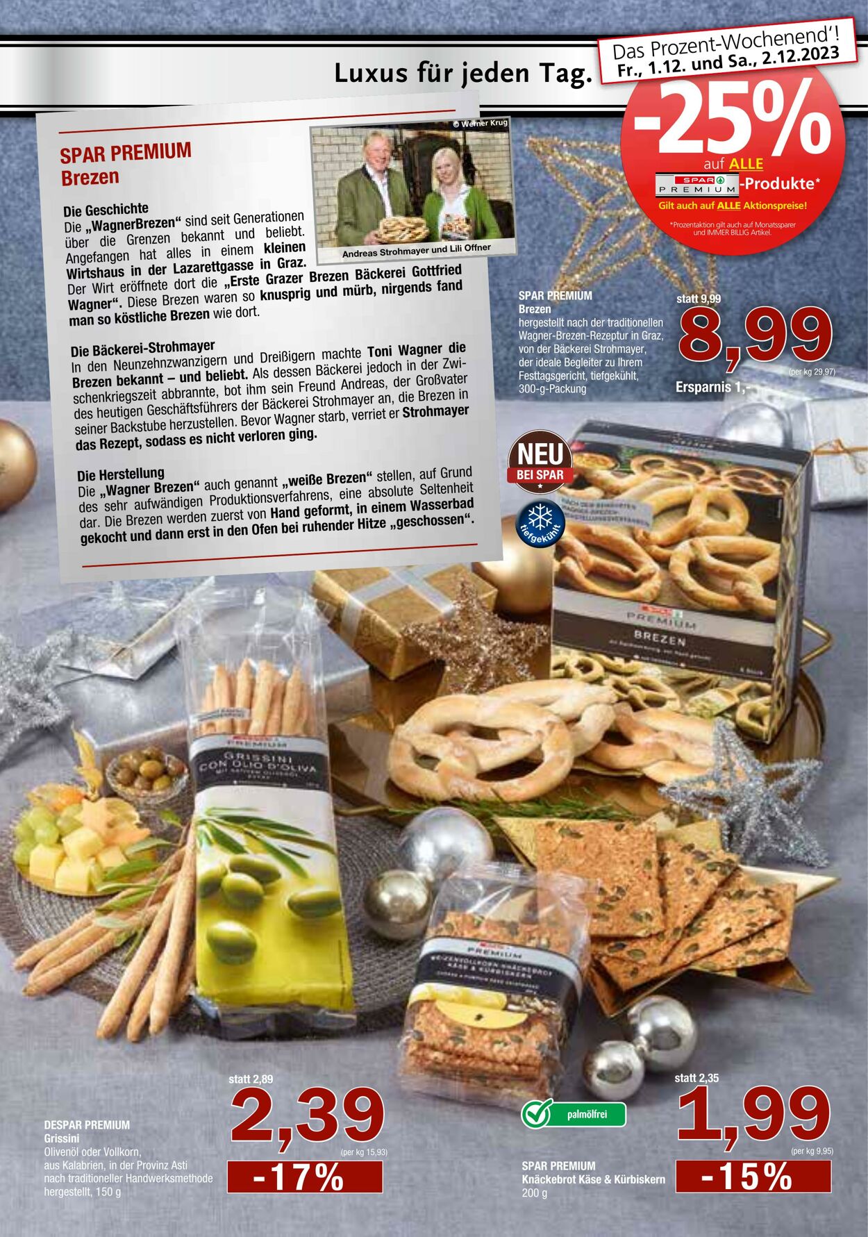 Prospekt Spar 29.11.2023 - 10.01.2024
