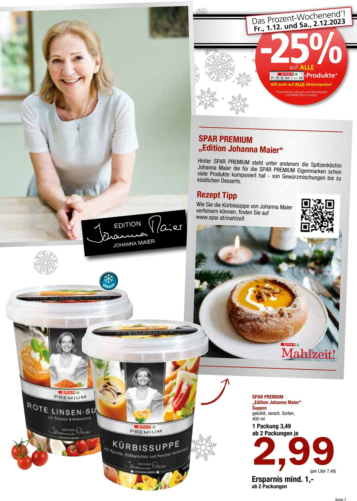 Prospekt Spar 29.11.2023 - 10.01.2024