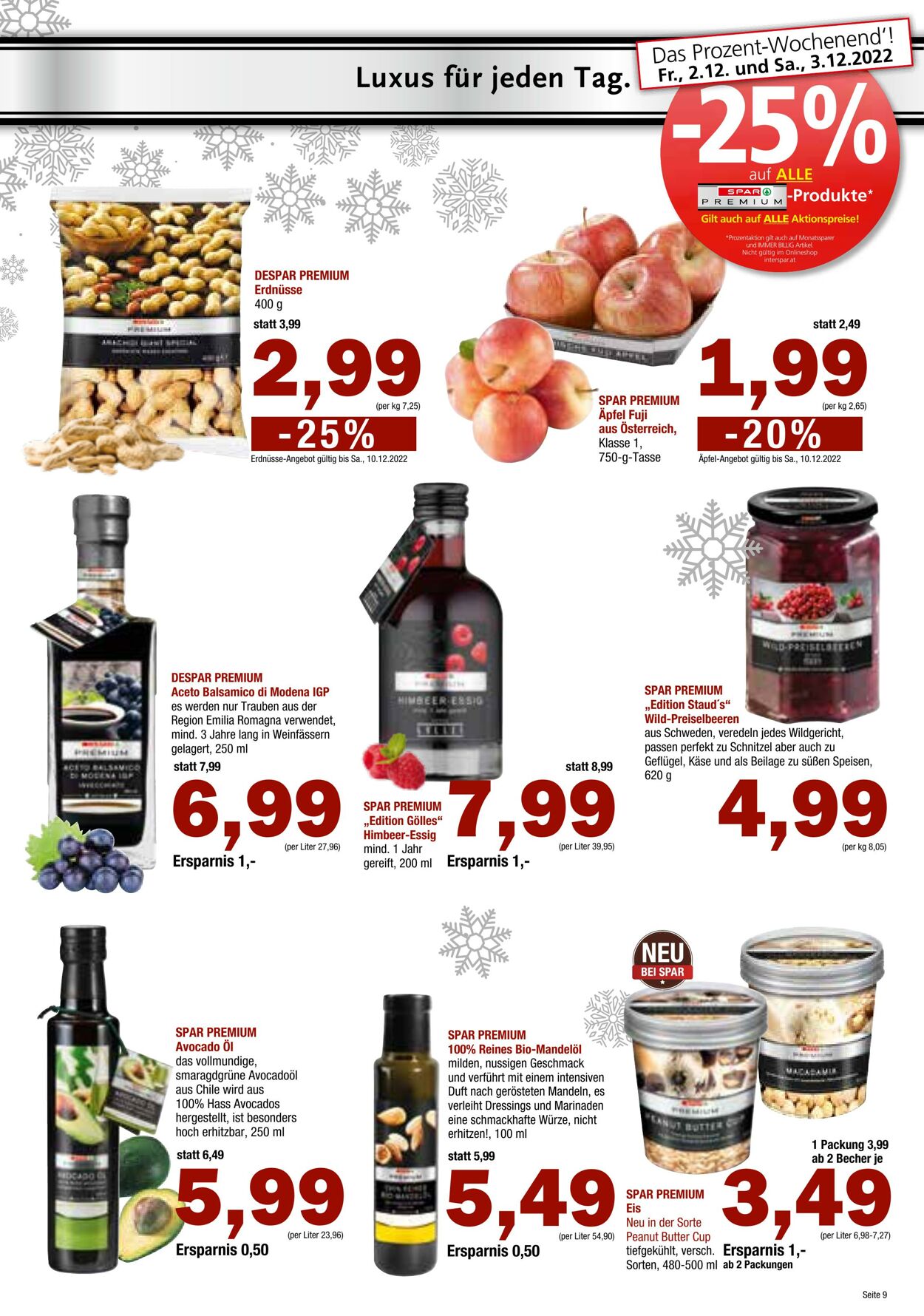 Prospekt Spar 30.11.2022 - 01.01.2023