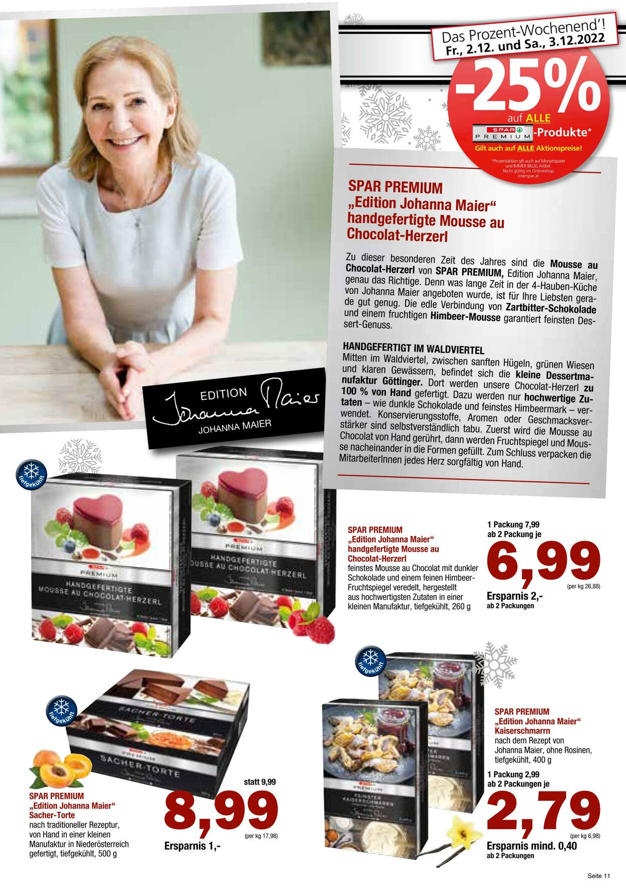 Prospekt Spar 30.11.2022 - 01.01.2023