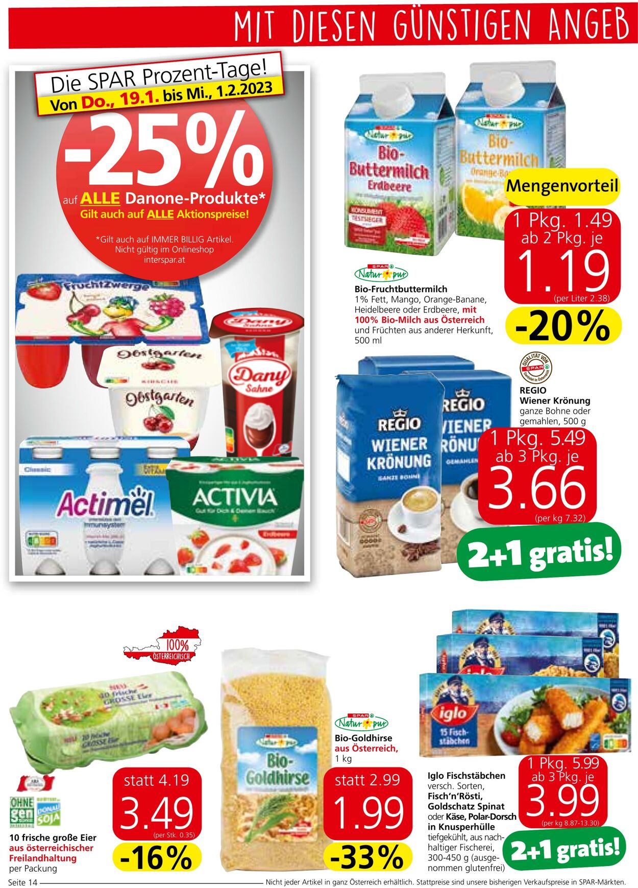 Prospekt Spar 19.01.2023 - 01.02.2023