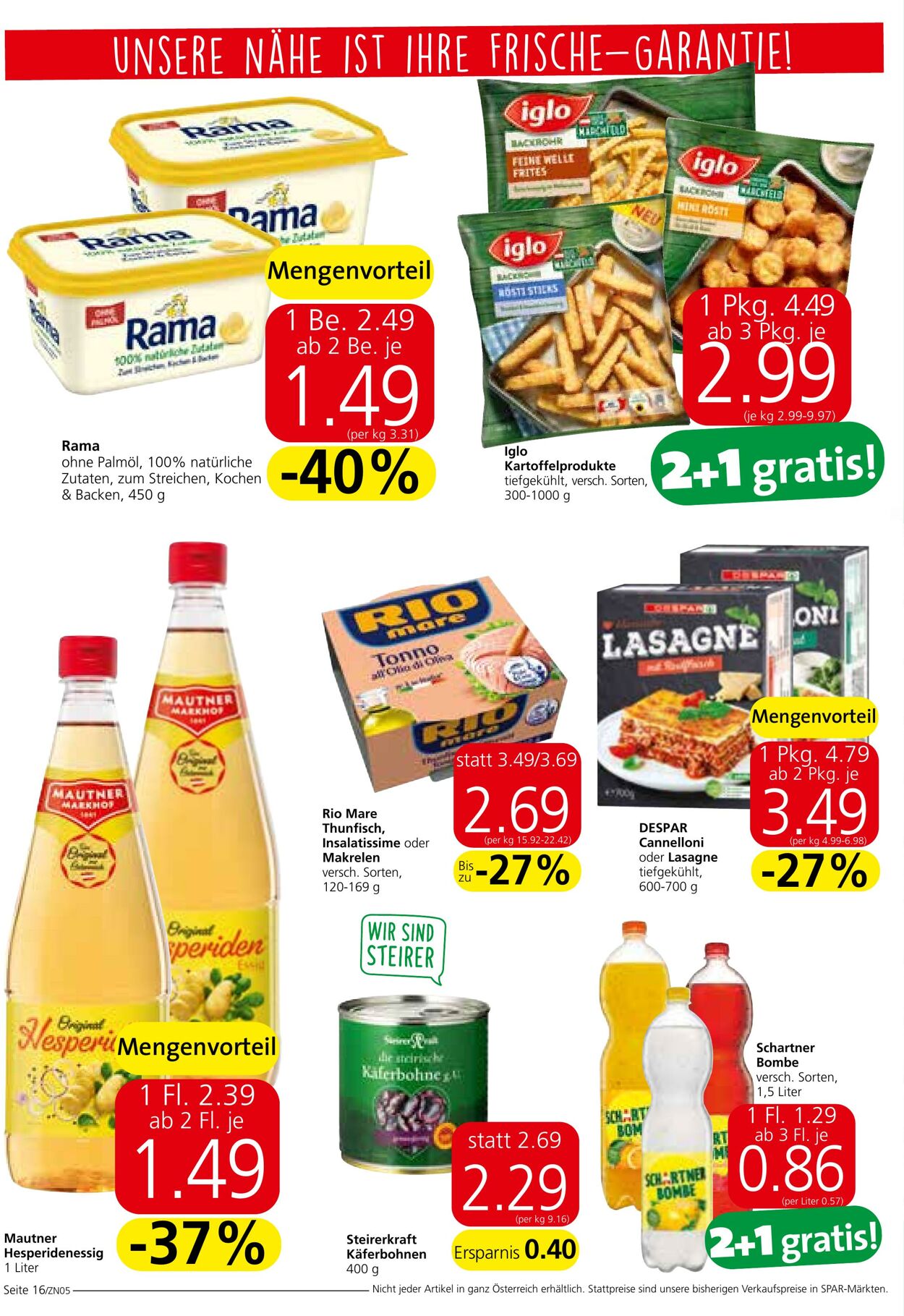 Prospekt Spar 16.02.2023 - 01.03.2023