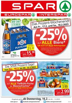 Prospekt Spar 16.02.2023 - 01.03.2023