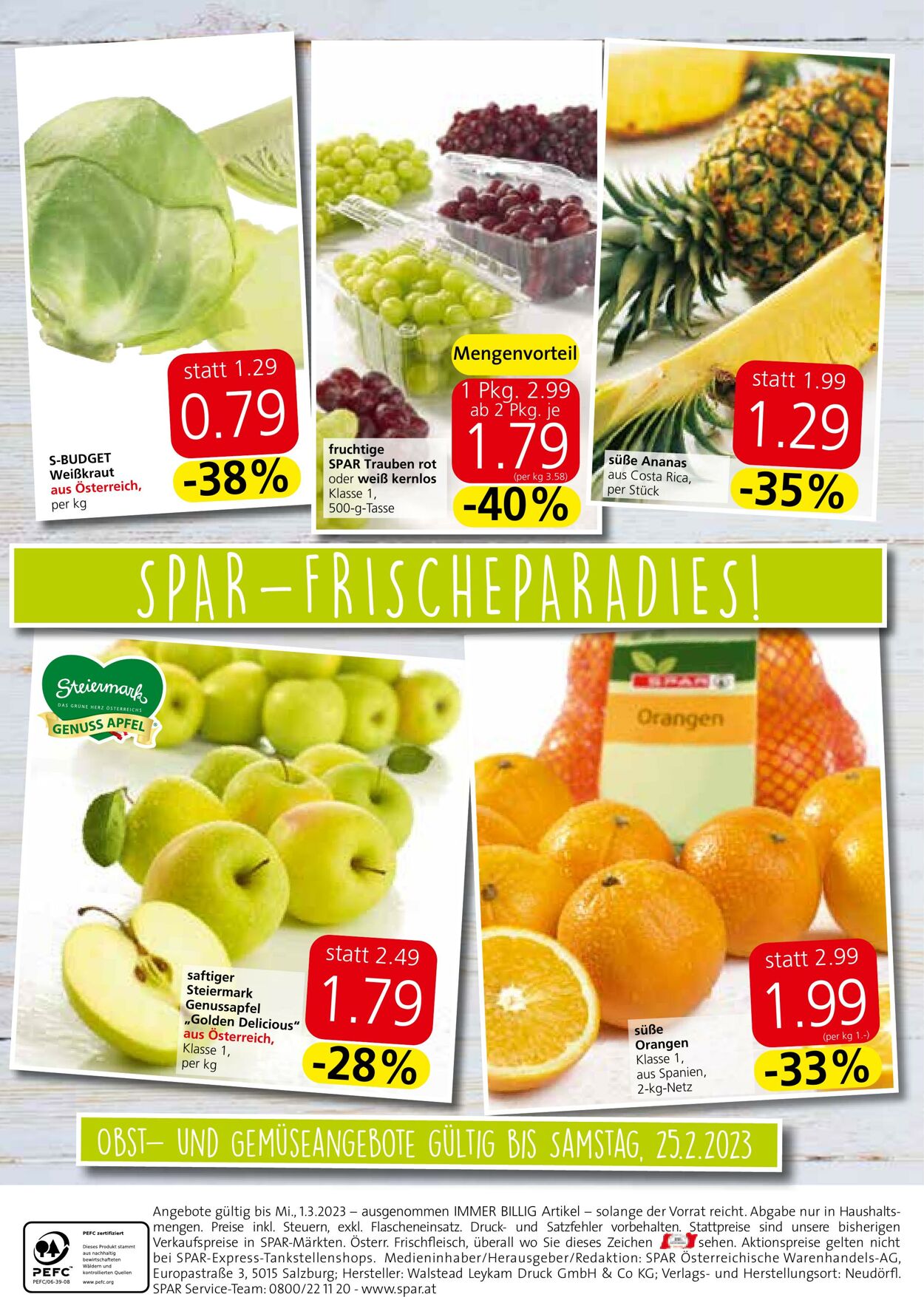 Prospekt Spar 23.02.2023 - 01.03.2023