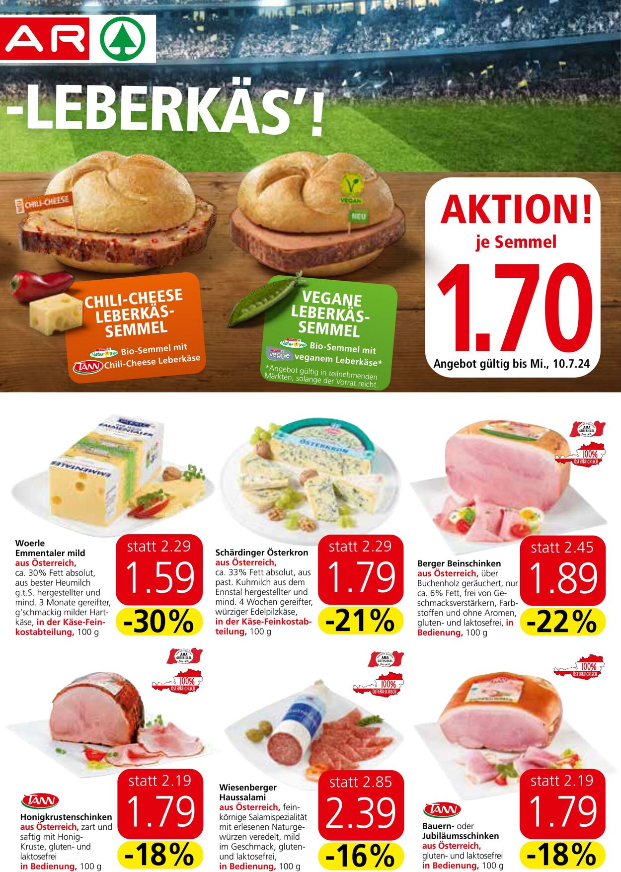 Prospekt Spar 13.06.2024 - 26.06.2024