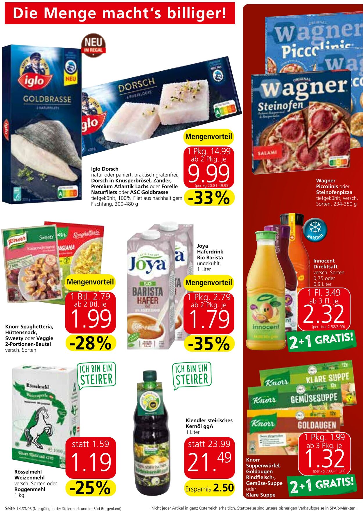 Prospekt Spar 27.06.2024 - 10.07.2024